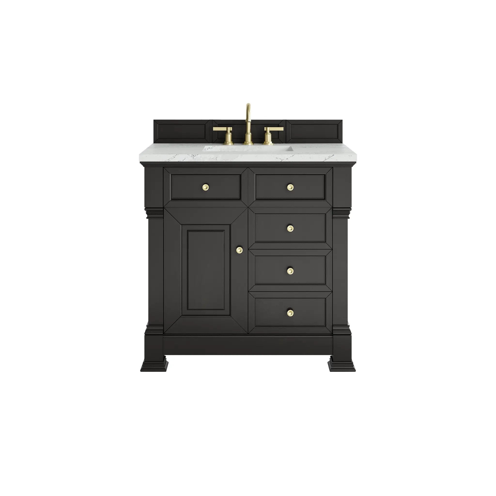 James Martin Brookfield 36" Single Vanity Set - Black Onyx by James Martin Vanities