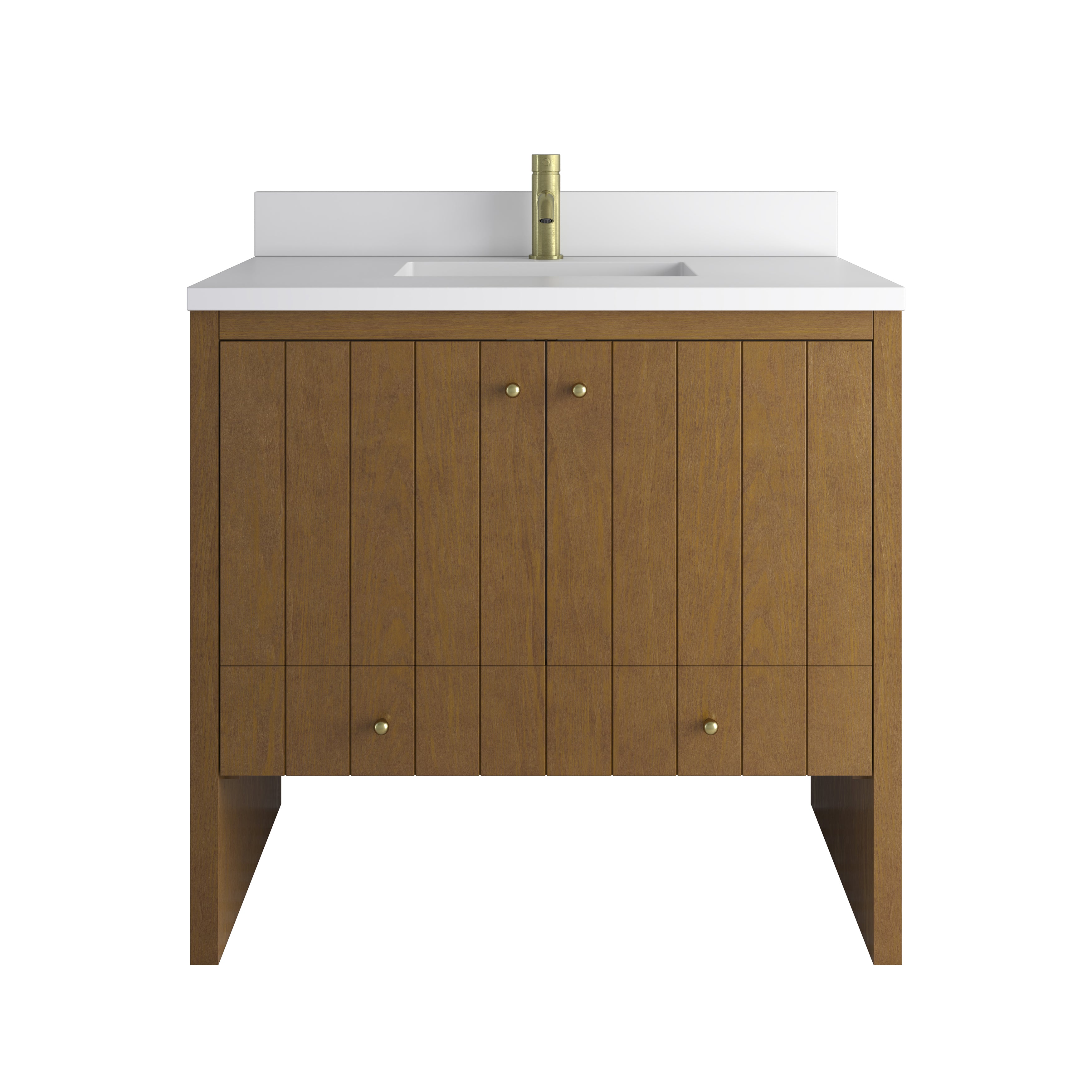 James Martin Hudson 36" Single Vanity Set - Honey Oak by James Martin Vanities