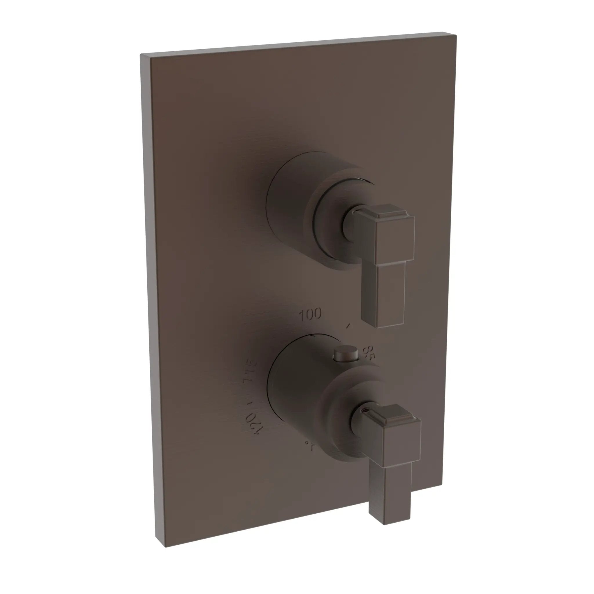 Newport Brass Malvina 1/2" Square Thermostatic Trim Plate with Handle by Newport Brass