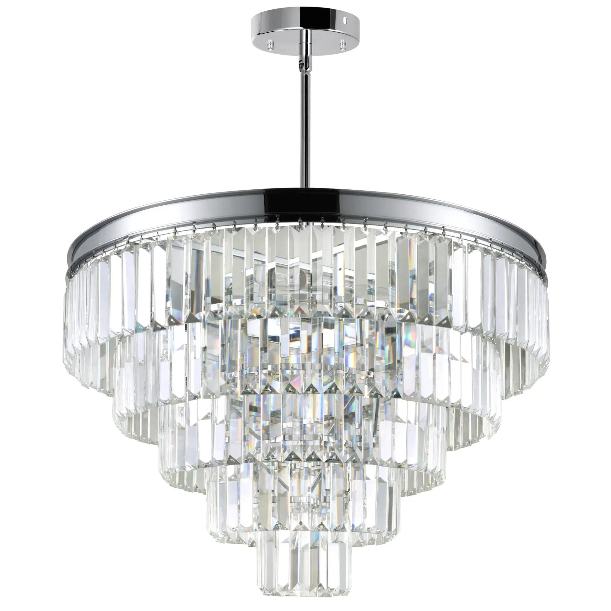 chrome chandelier