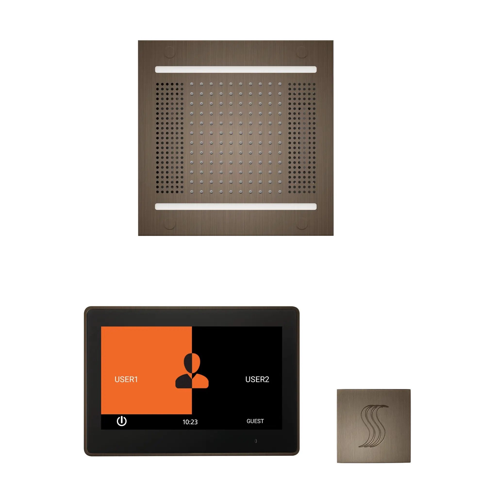 Thermasol The wellness Hydrovive14 Steam Package with 10" ThermaTouch Square by Thermasol