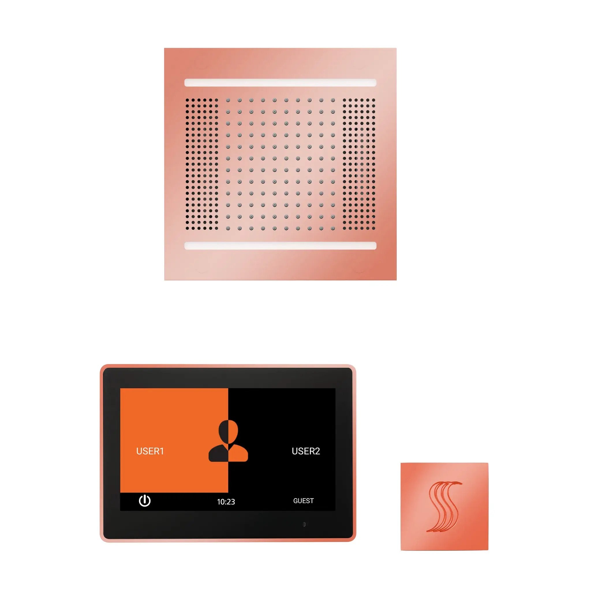 Thermasol The wellness Hydrovive14 Steam Package with 10" ThermaTouch Square by Thermasol
