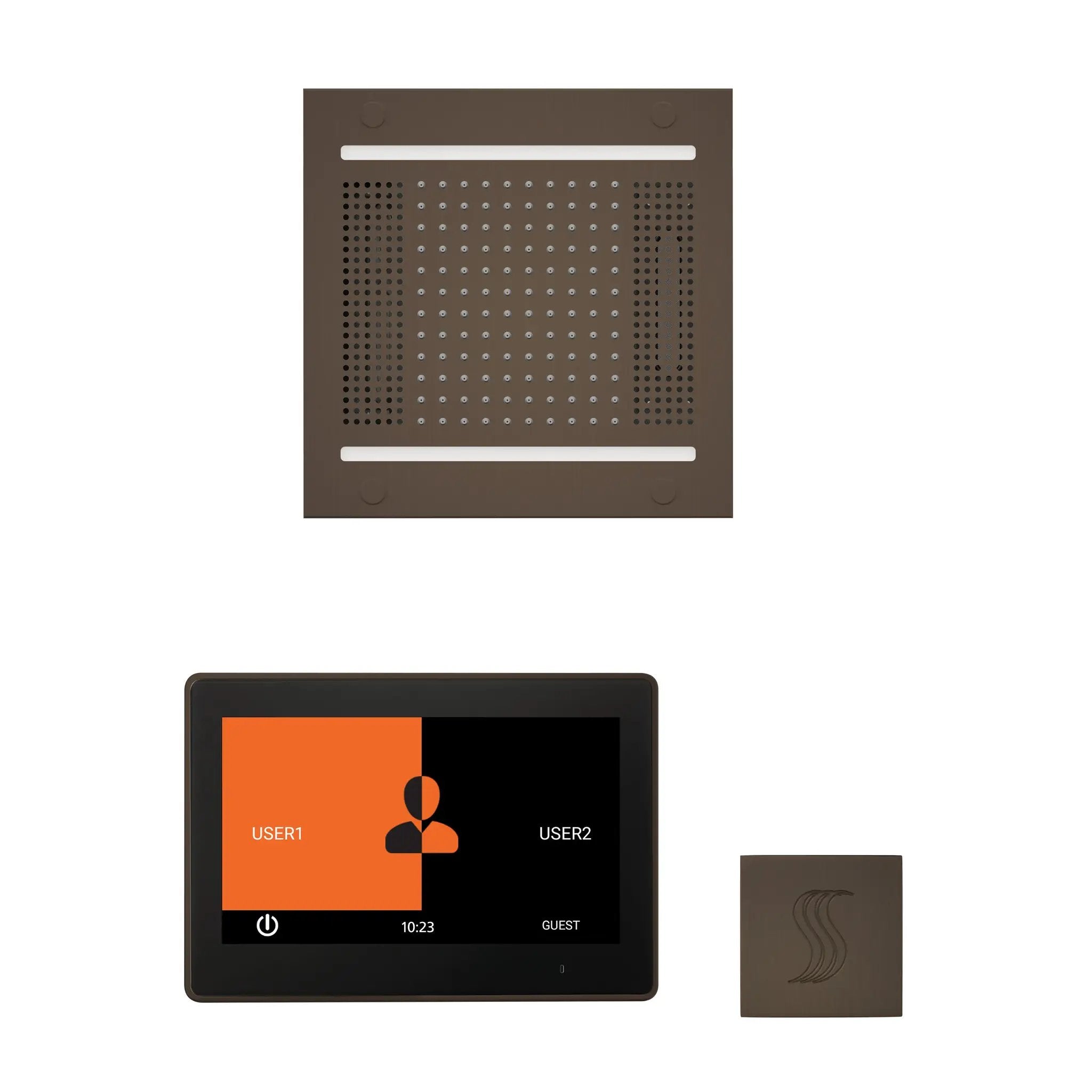 Thermasol The wellness Hydrovive14 Steam Package with 10" ThermaTouch Square by Thermasol