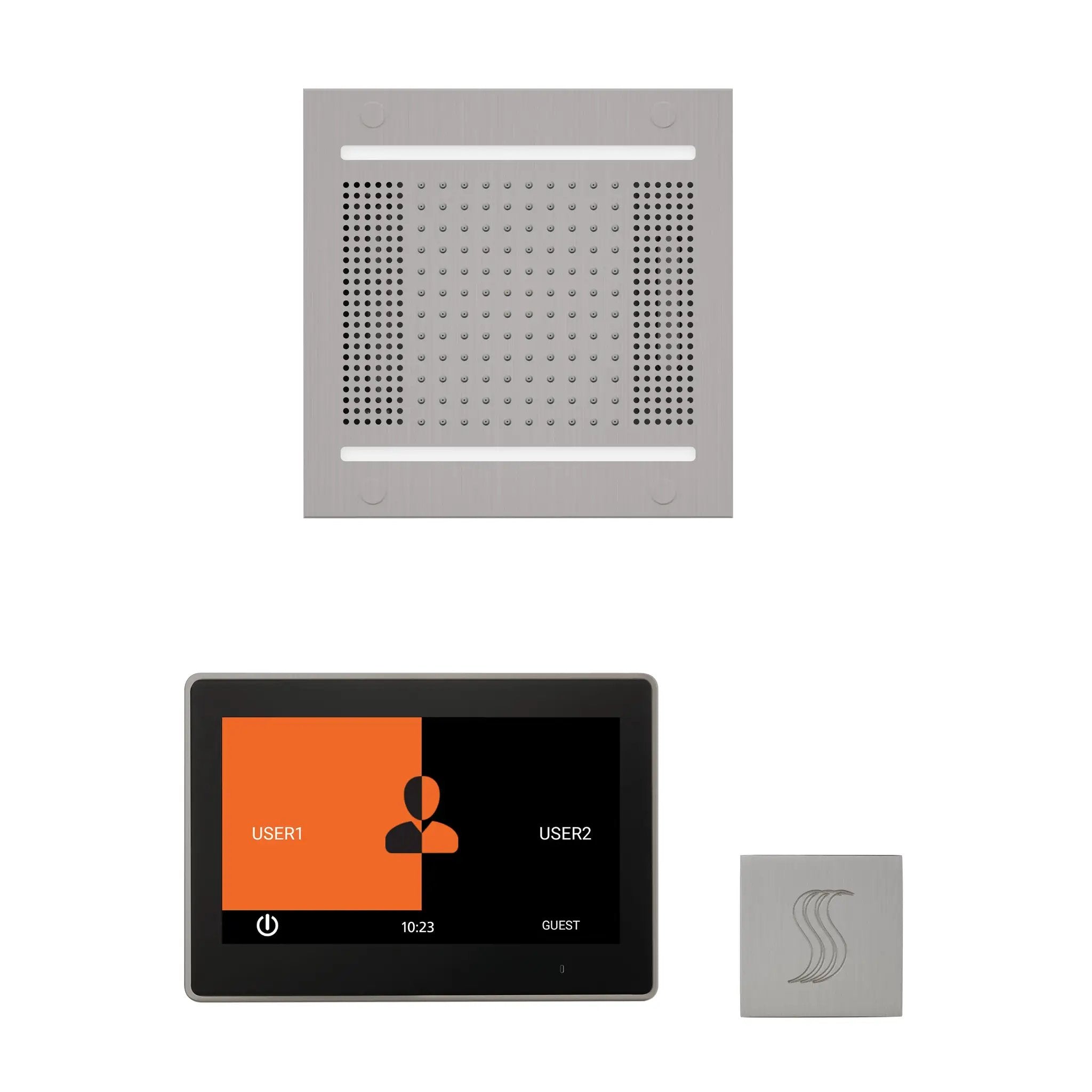 Thermasol The wellness Hydrovive14 Steam Package with 10" ThermaTouch Square by Thermasol
