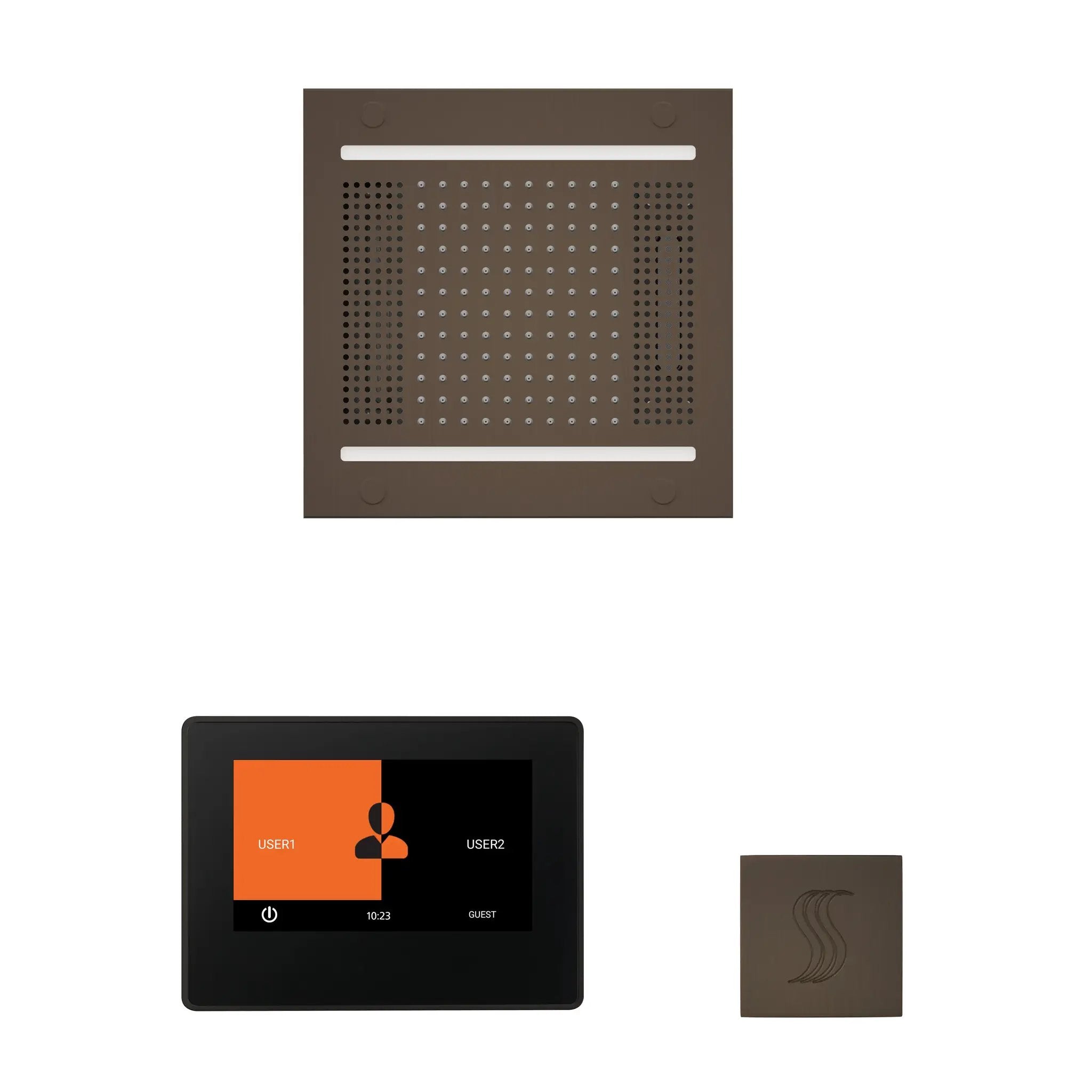 Thermasol The wellness Hydrovive14 Steam Package with 7" ThermaTouch Square by Thermasol