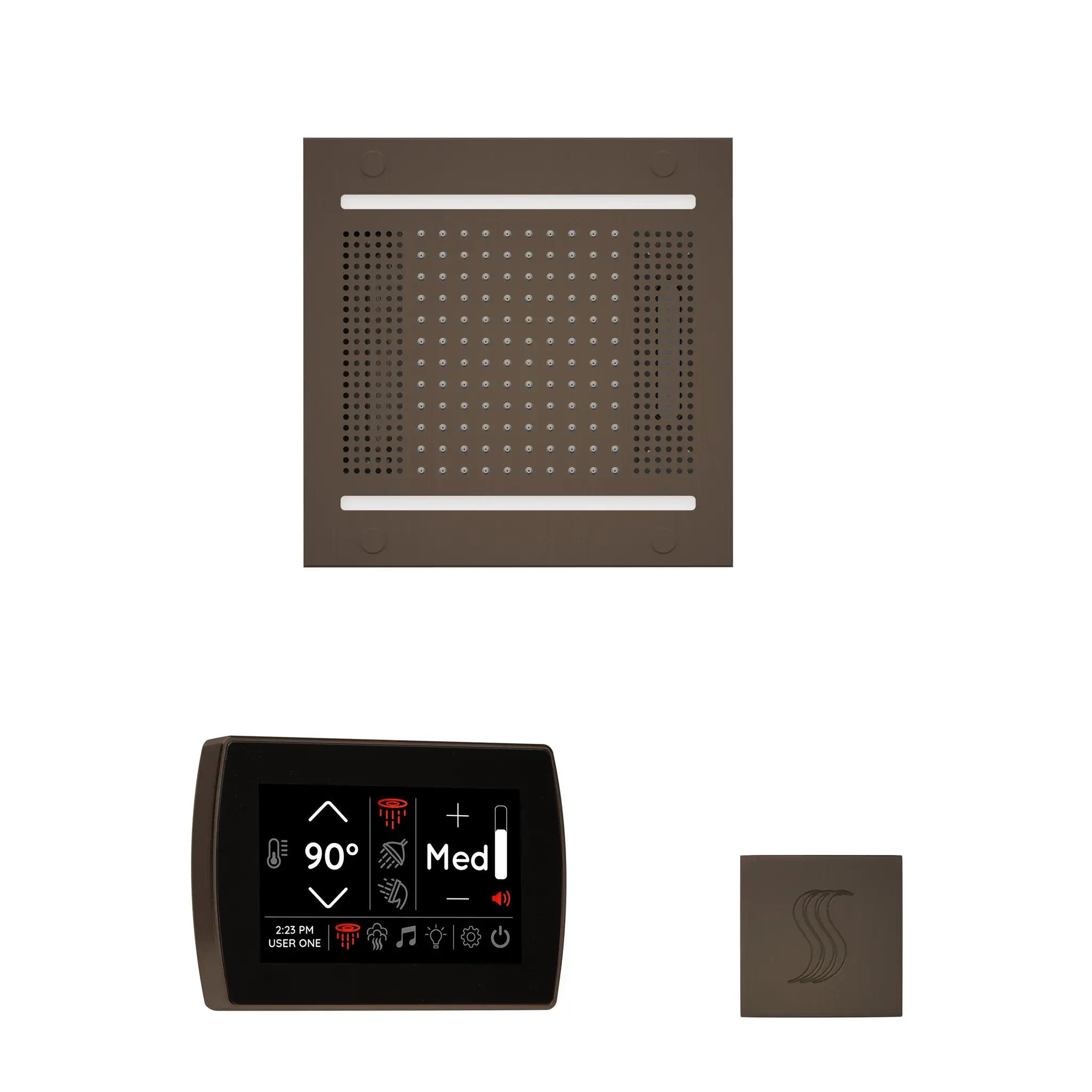Thermasol The wellness Hydrovive14 Steam Package with SignaTouch Square by Thermasol