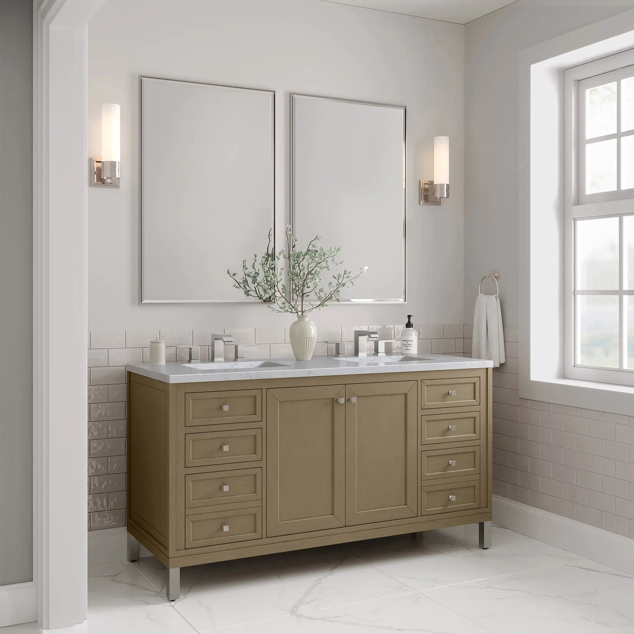 walnut whisper vanity