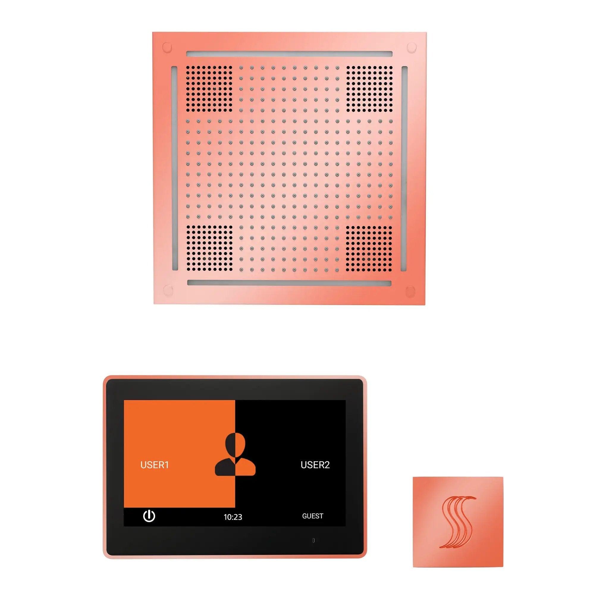Thermasol The wellness Hydrovive Steam Package with 10" ThermaTouch Square by Thermasol