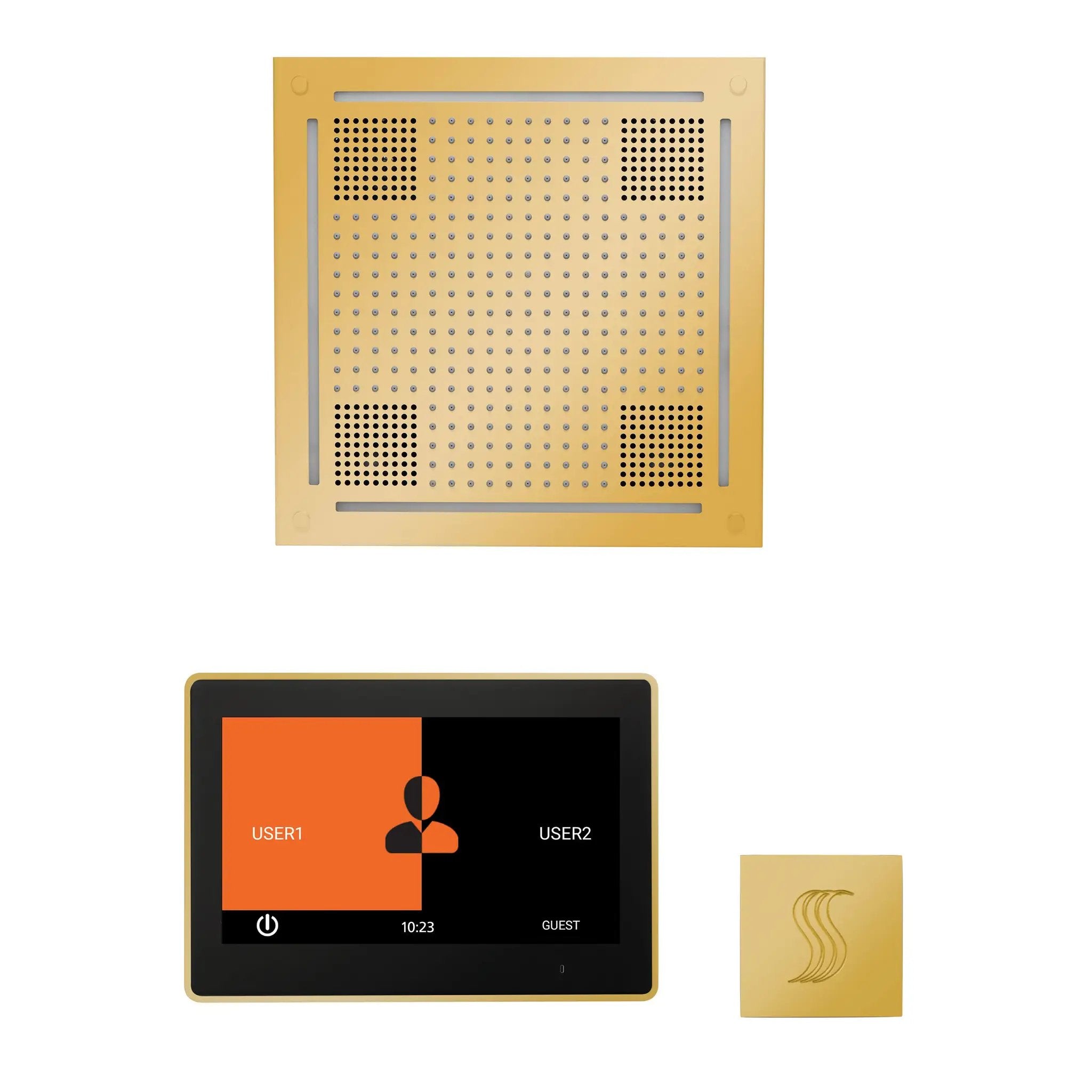 Thermasol The wellness Hydrovive Steam Package with 10" ThermaTouch Square by Thermasol