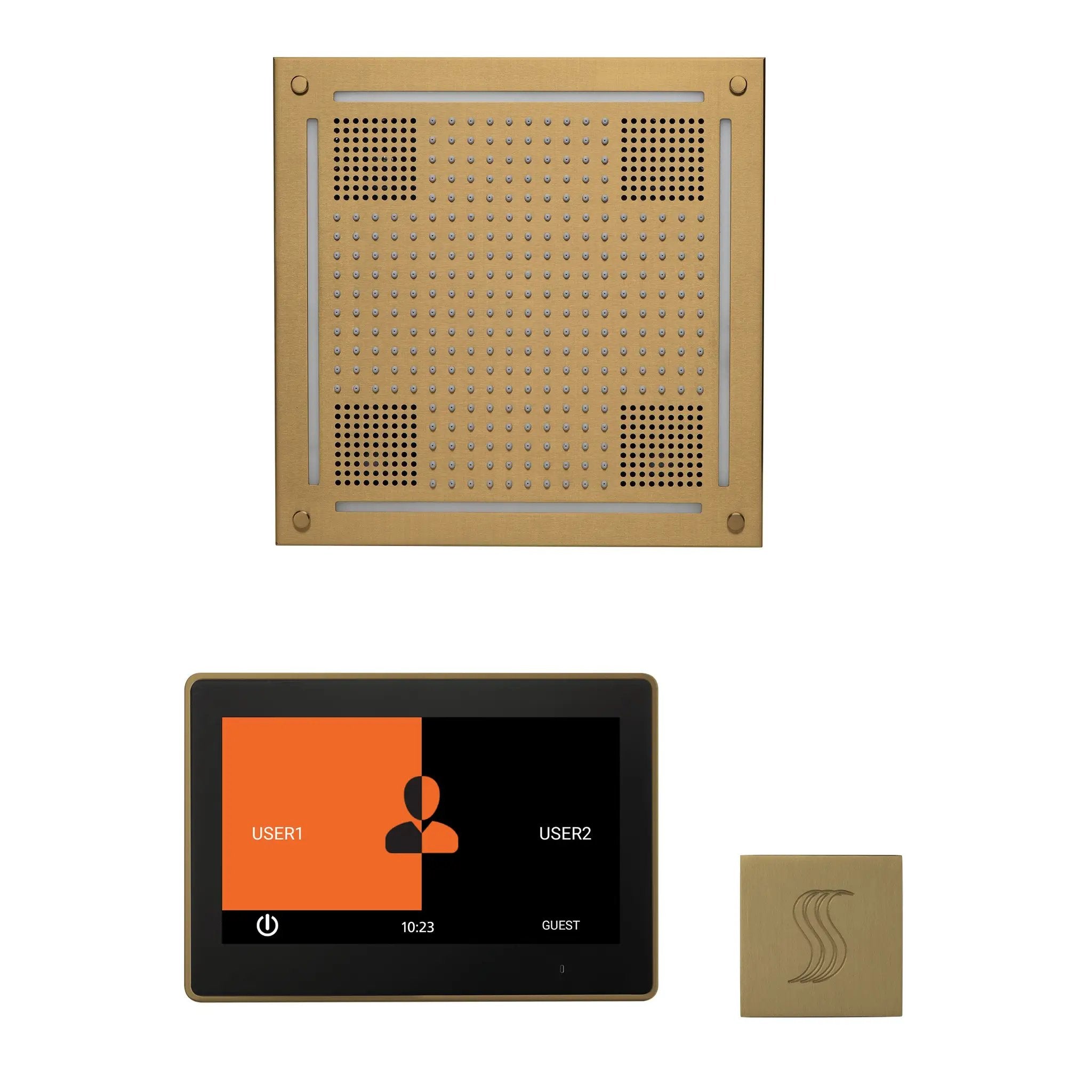 Thermasol The wellness Hydrovive Steam Package with 10" ThermaTouch Square by Thermasol