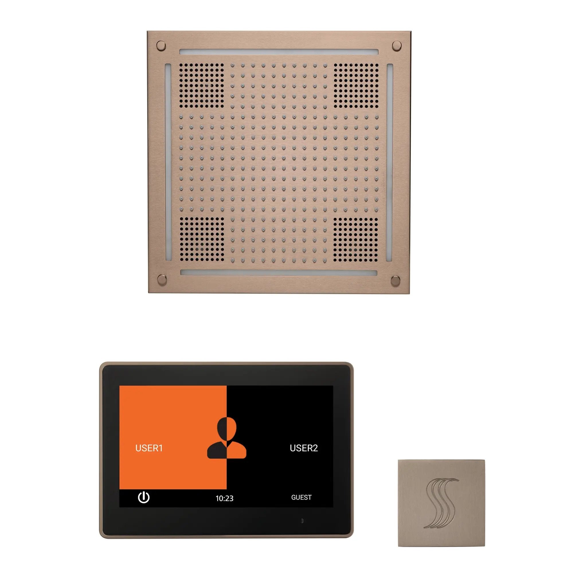 Thermasol The wellness Hydrovive Steam Package with 10" ThermaTouch Square by Thermasol