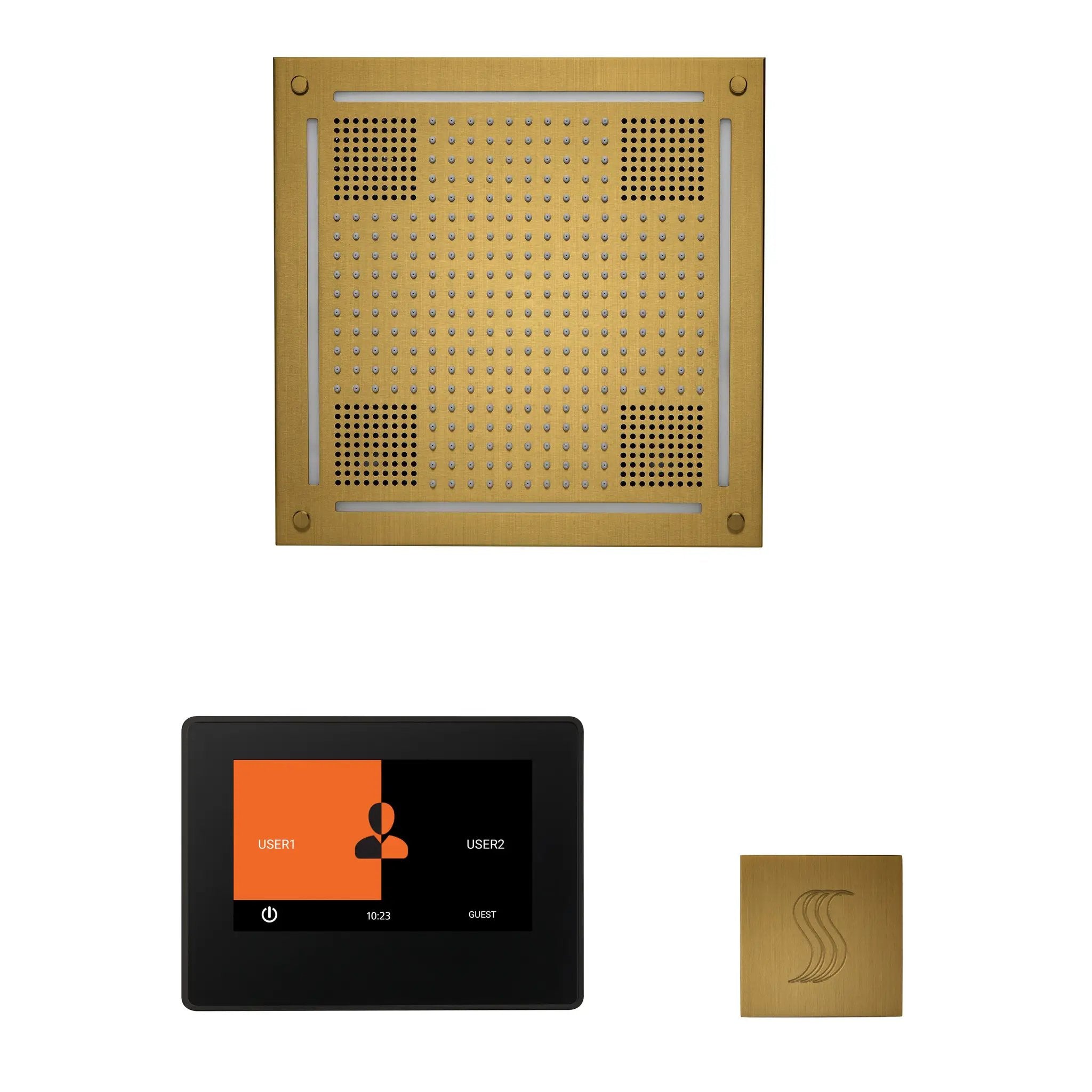 Thermasol The wellness Hydrovive Steam Package with 7" ThermaTouch Square by Thermasol
