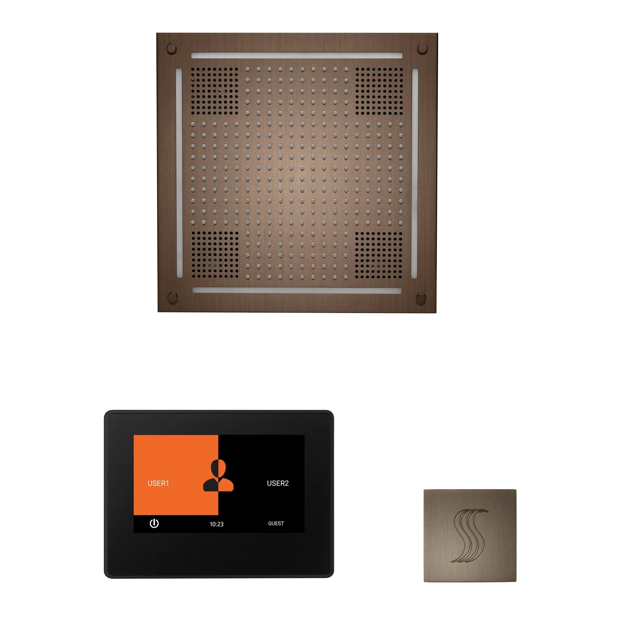 Thermasol The wellness Hydrovive Steam Package with 7" ThermaTouch Square by Thermasol