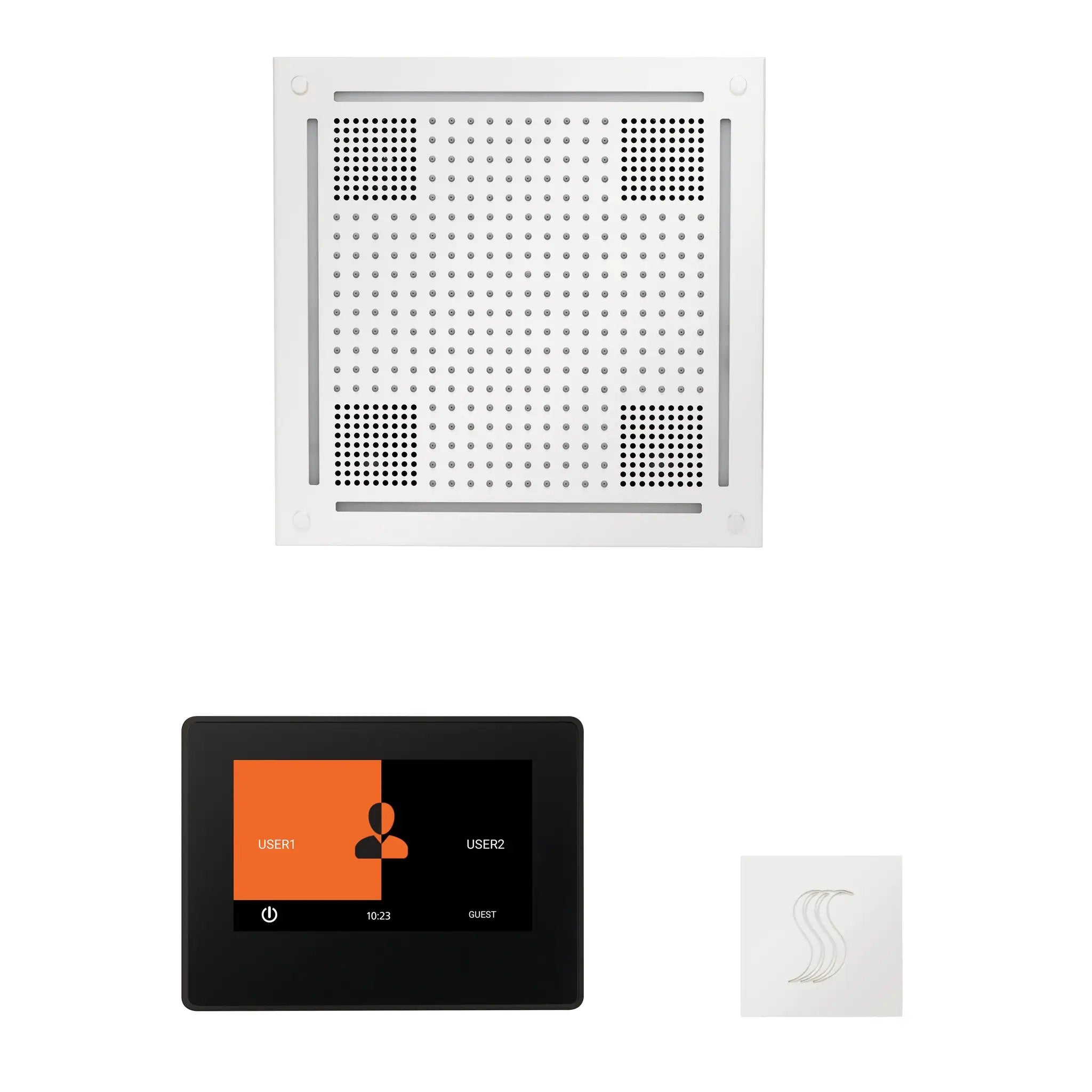 Thermasol The wellness Hydrovive Steam Package with 7" ThermaTouch Square by Thermasol