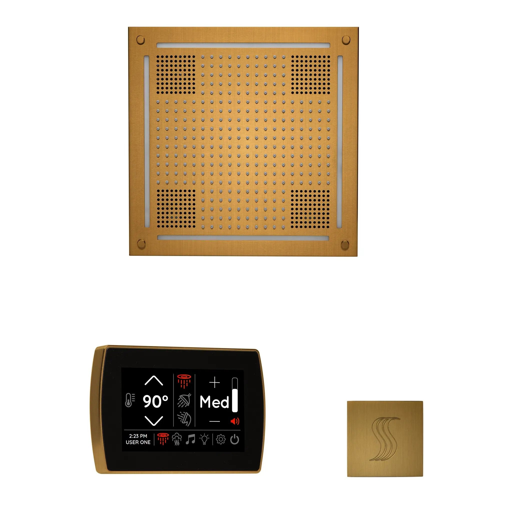 Thermasol The wellness Hydrovive Steam Package with SignaTouch Square by Thermasol