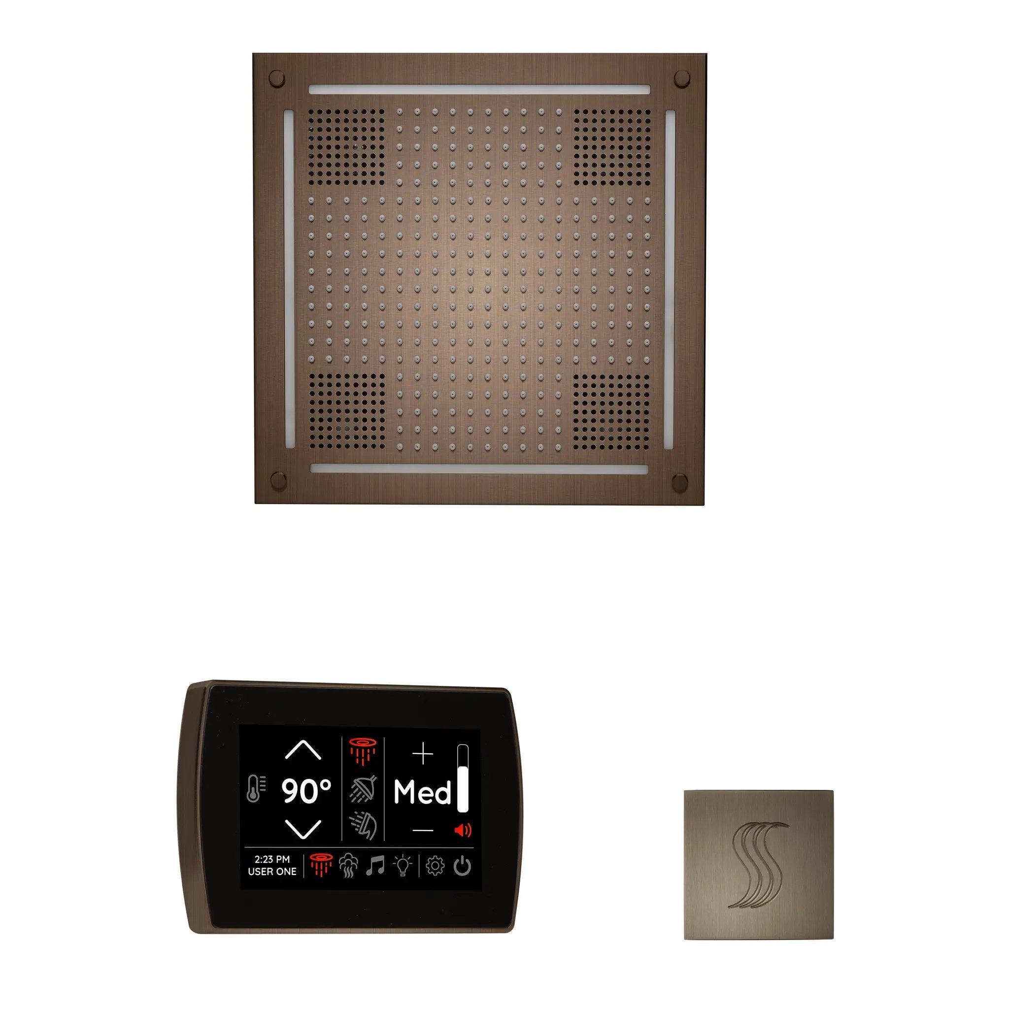 Thermasol The wellness Hydrovive Steam Package with SignaTouch Square by Thermasol