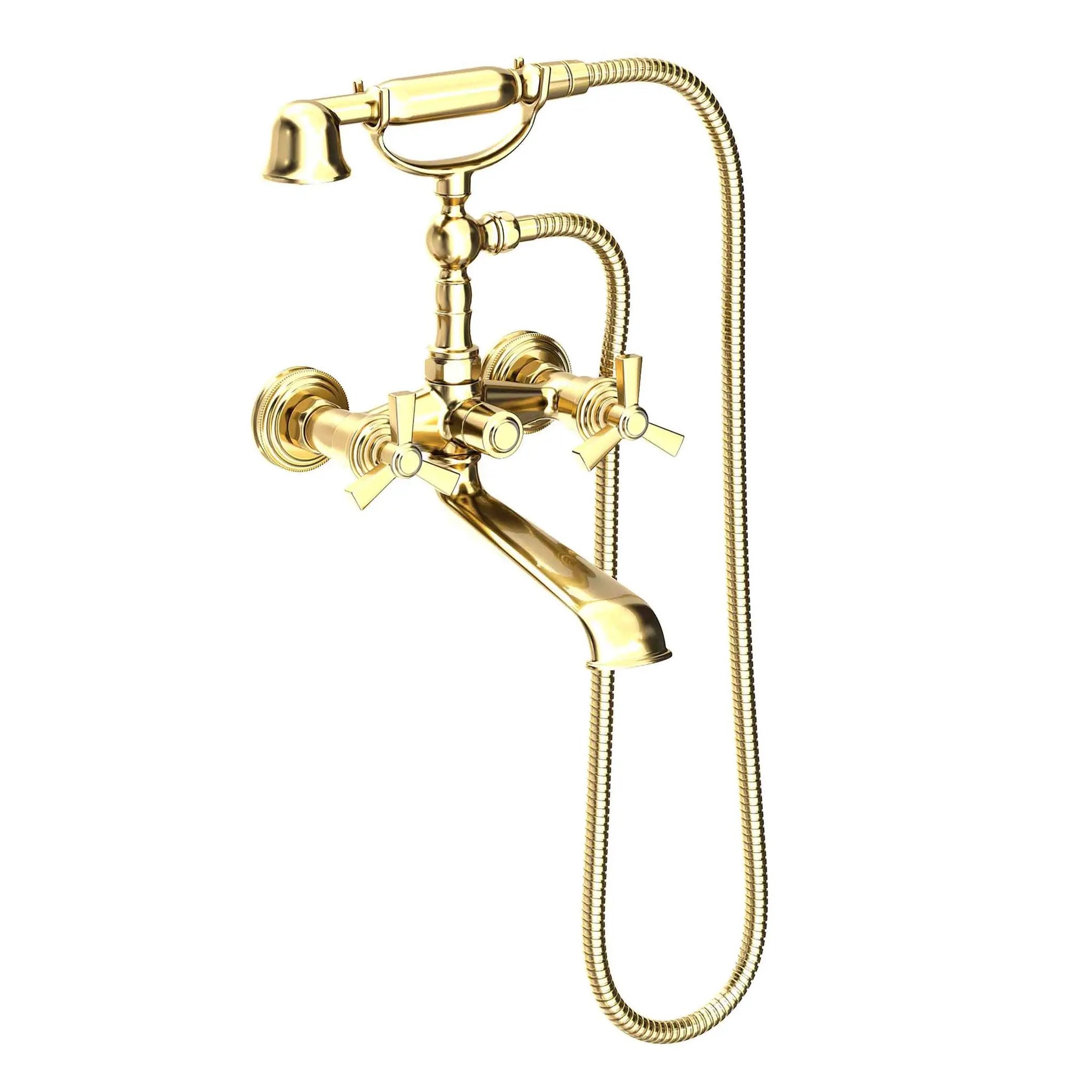 Newport Brass Miro Exposed Tub & Hand Shower Set - Wall Mount by Newport Brass