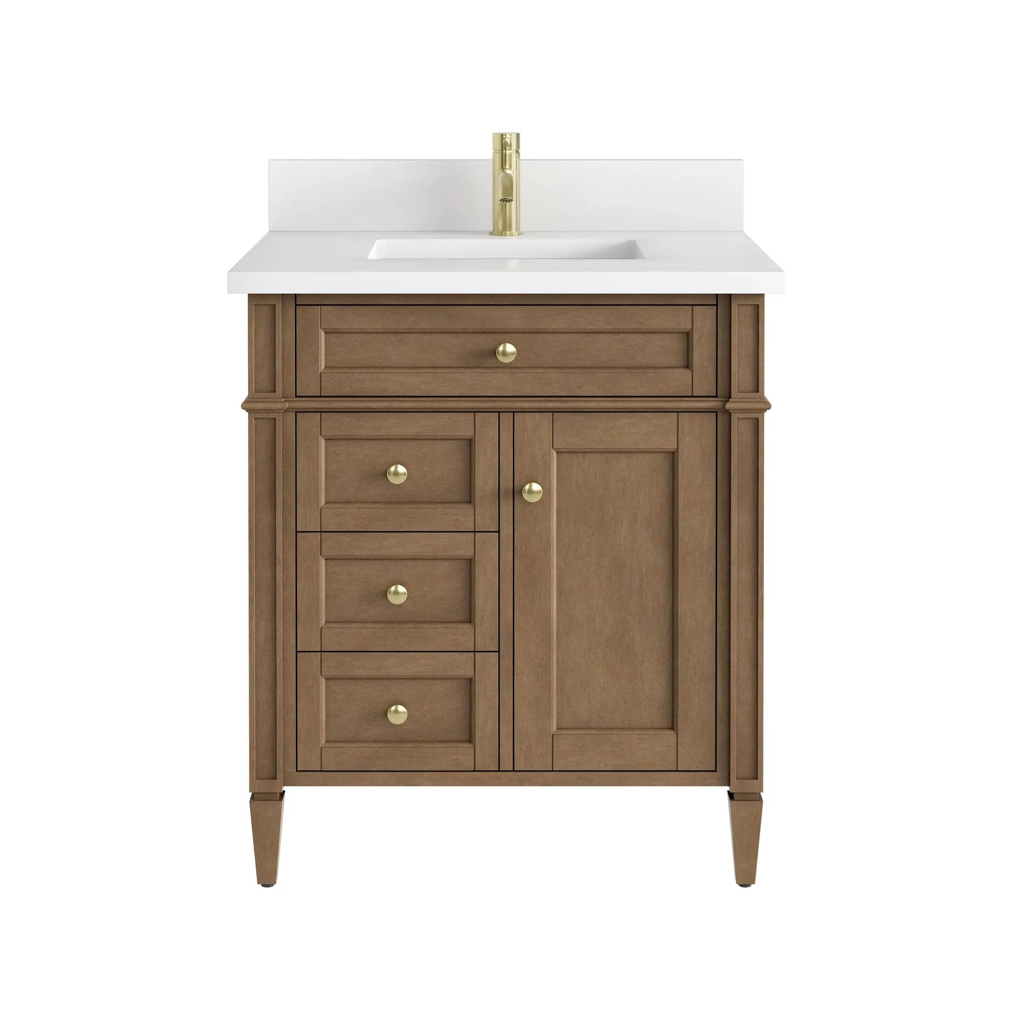 James Martin Brittany 30" Single Vanity Set - Pecan by James Martin Vanities