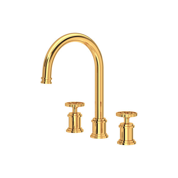 Rohl Perrin & Rowe Armstrong Widespread Lavatory Faucet with C-Spout