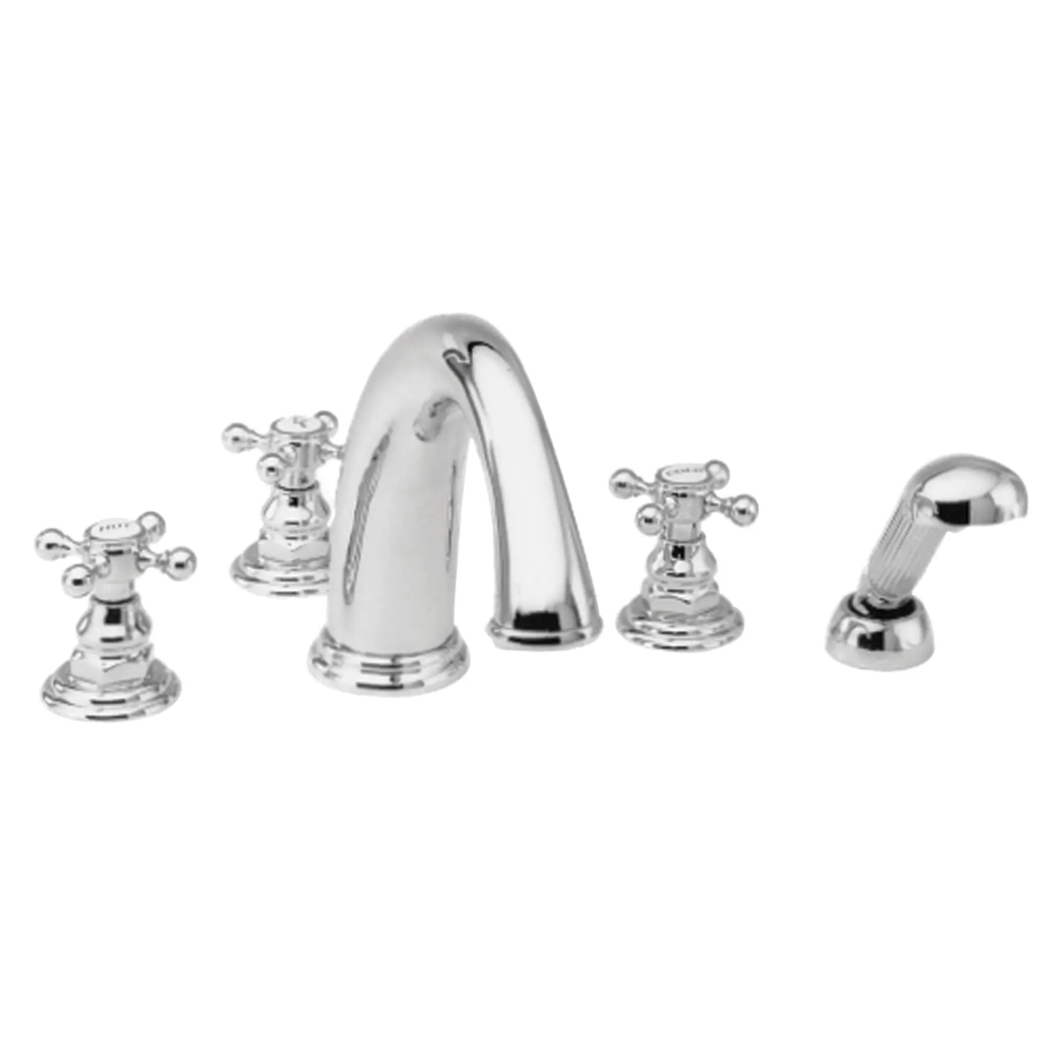polished chrome tub faucet