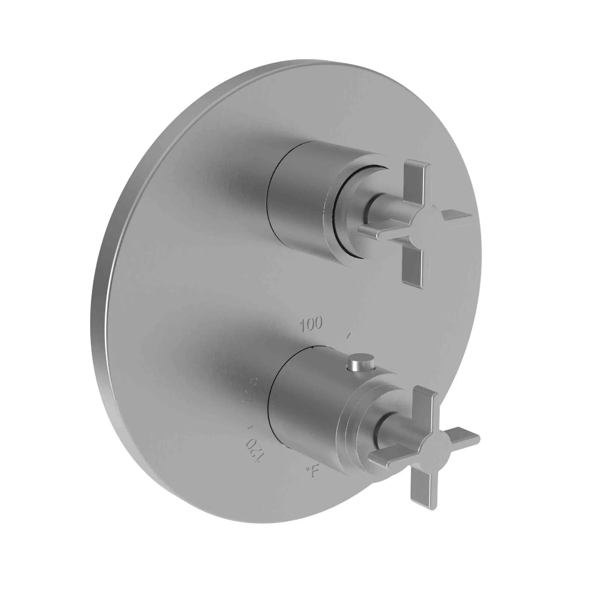 Newport Brass Tolmin 1/2" Round Thermostatic Trim Plate with Handle by Newport Brass
