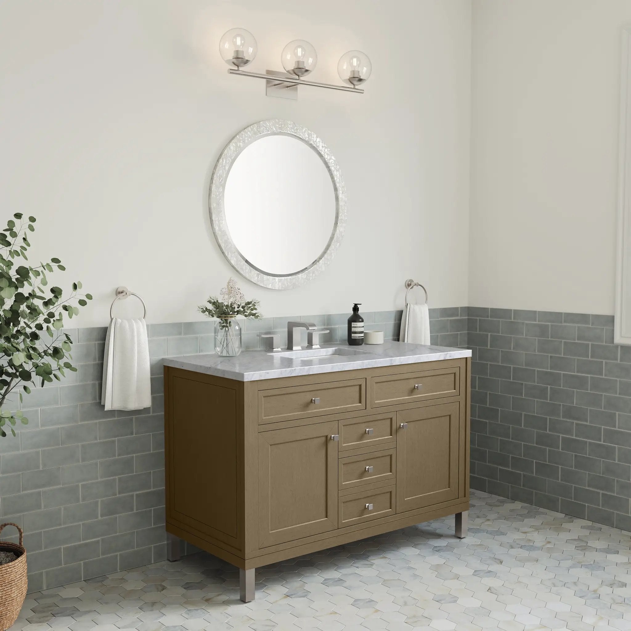 walnut whisper vanity