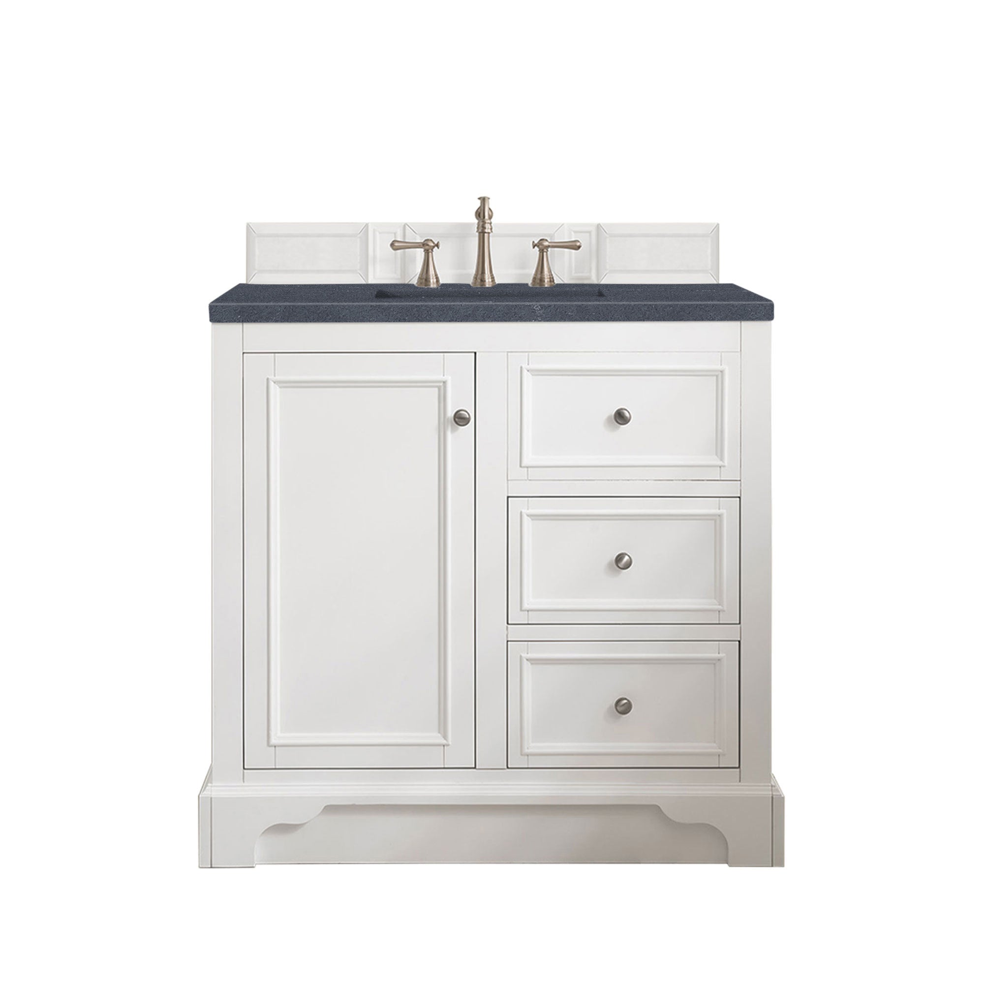 James Martin Vanities De Soto 36" Single Vanity - Bright White