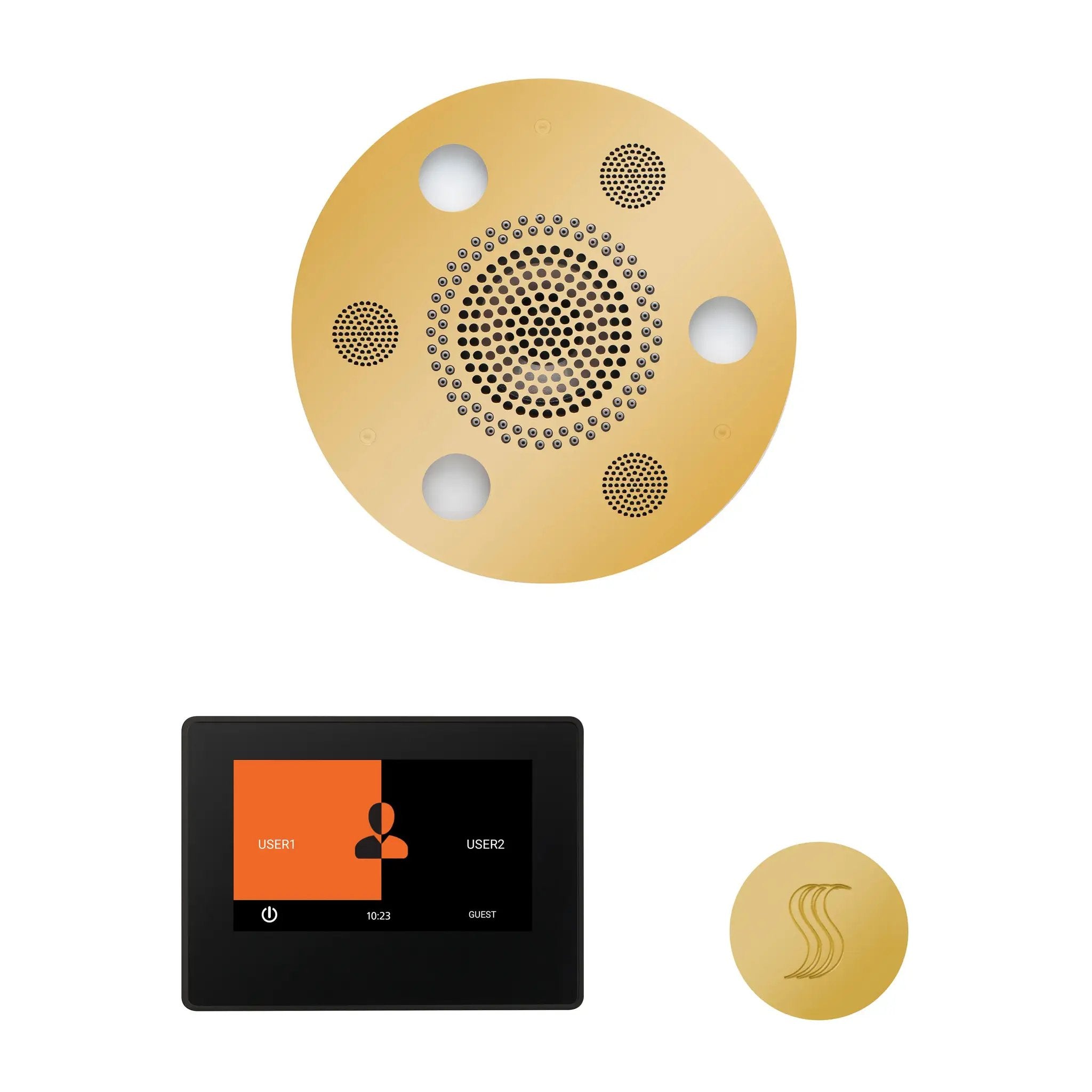 Thermasol The Wellness Steam Package with 7" ThermaTouch Round by Thermasol