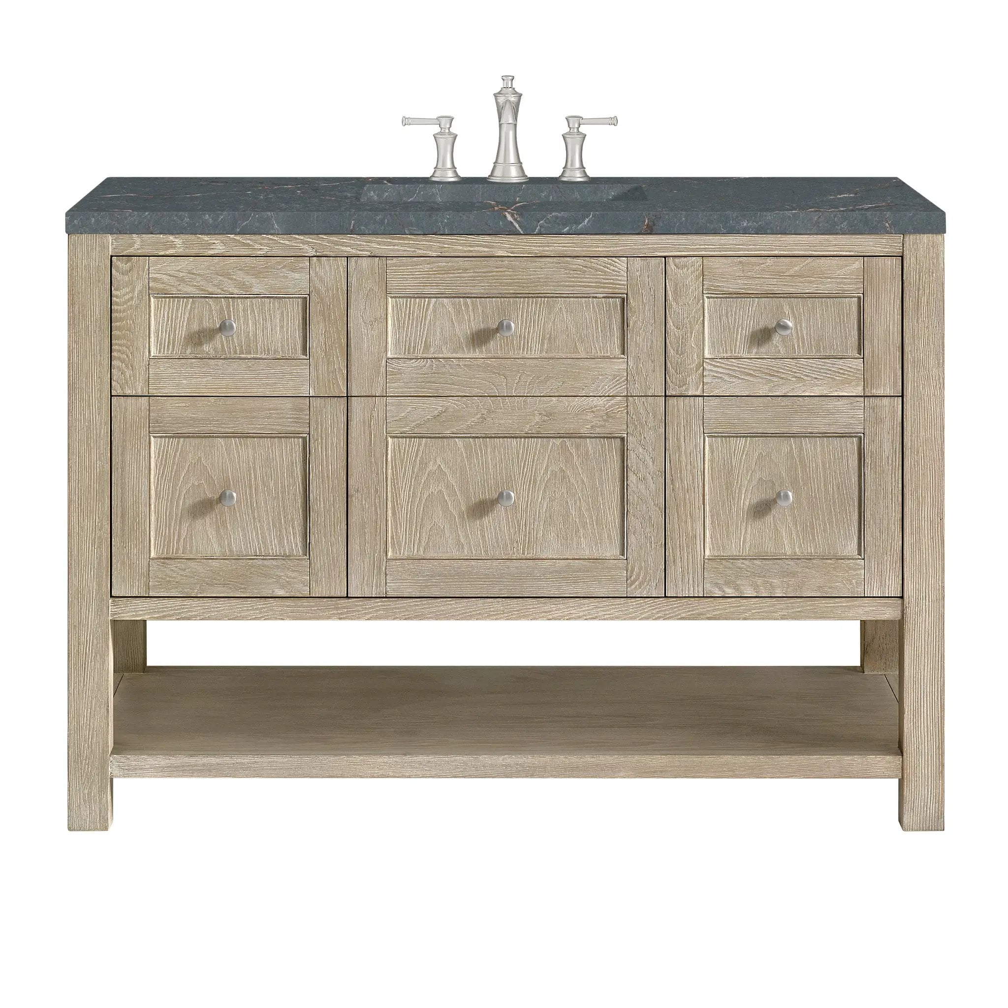 James Martin Breckenridge 48" Single Vanity Set - Whitewashed Oak by James Martin Vanities