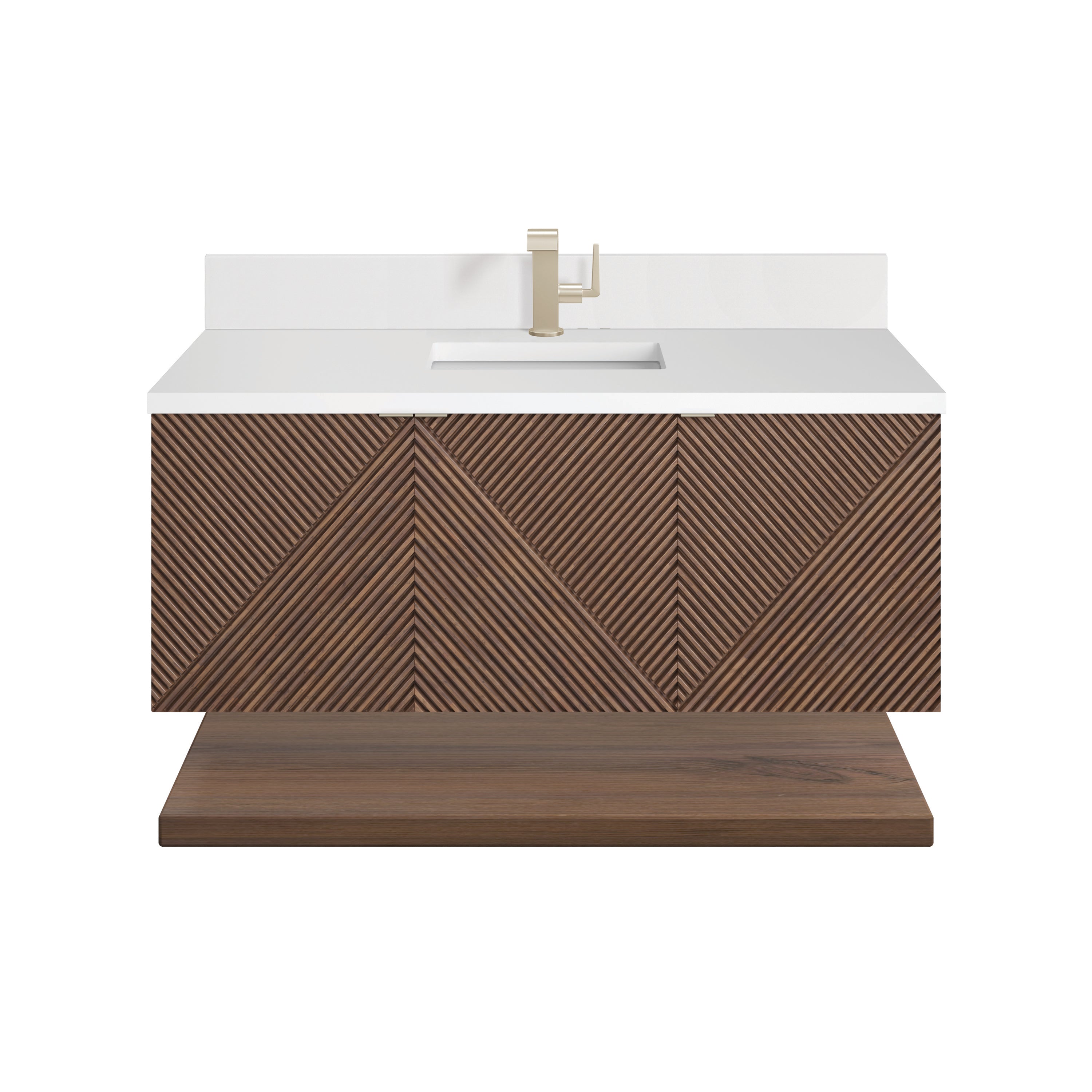 James Martin Vanities Marcello 48" Single Vanity - Chestnut