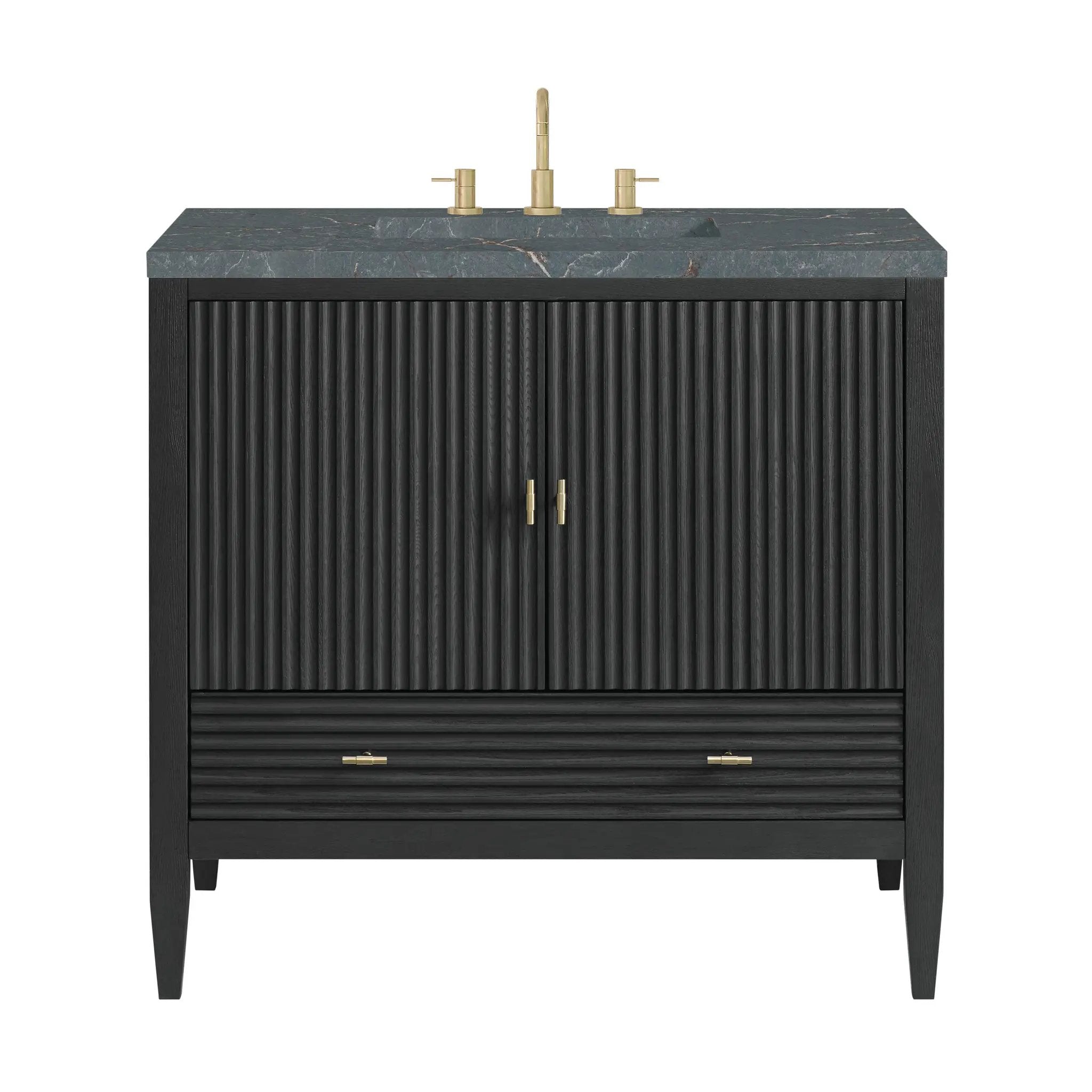 James Martin Myrrin 36" Vanity Set - Carbon Oak by James Martin Vanities