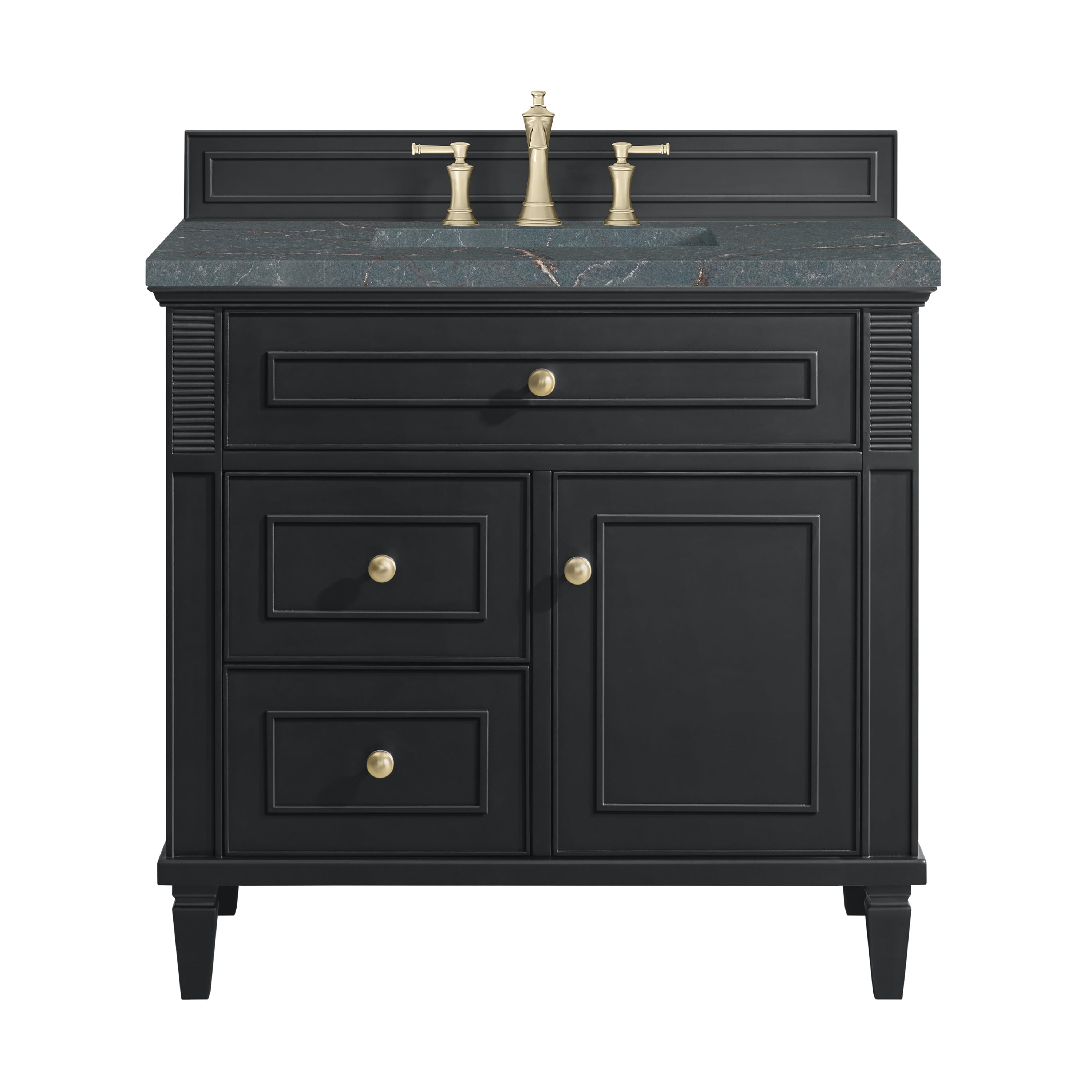 James Martin Vanities Lorelai 36" Single Vanity - Black Onyx