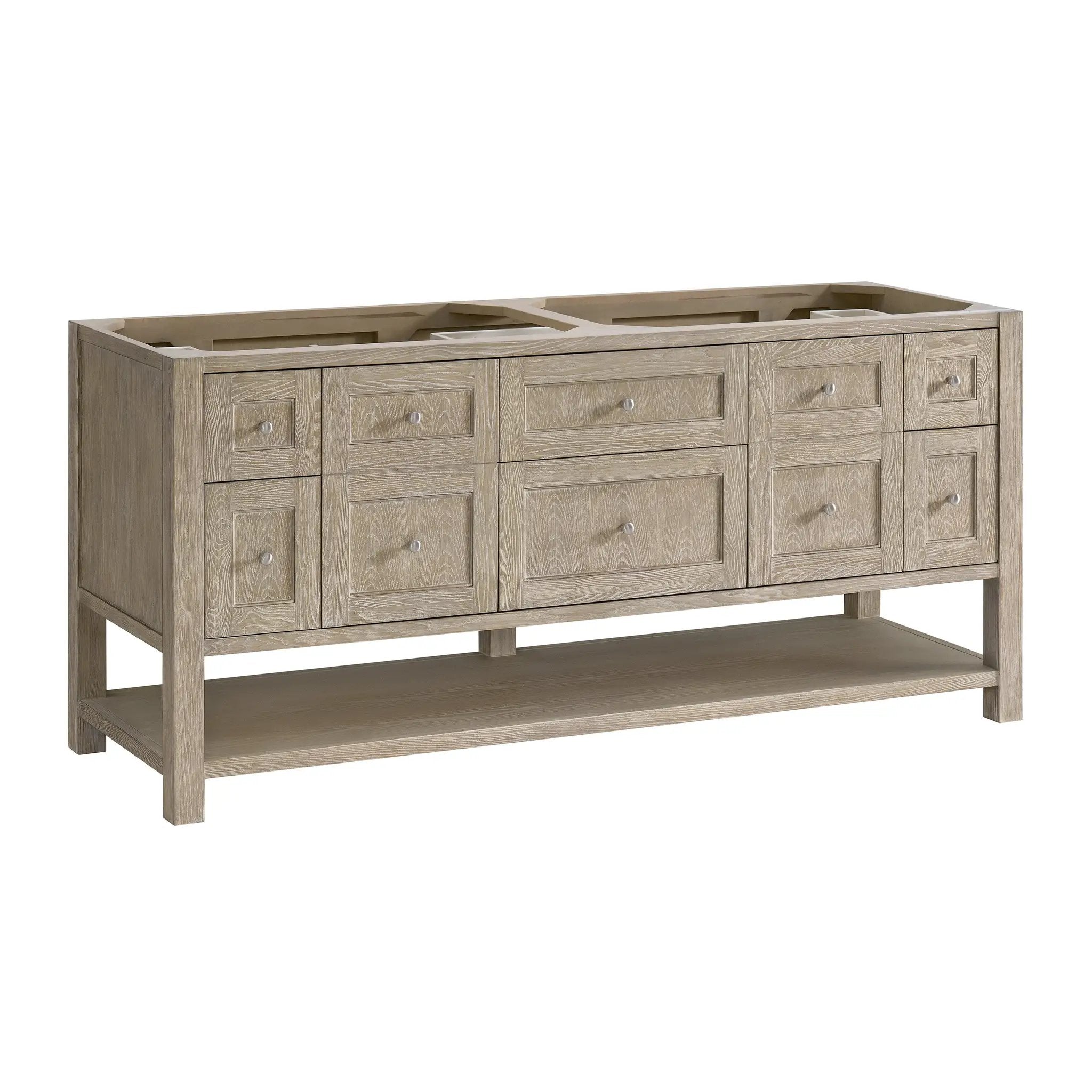 whitewashed oak vanity