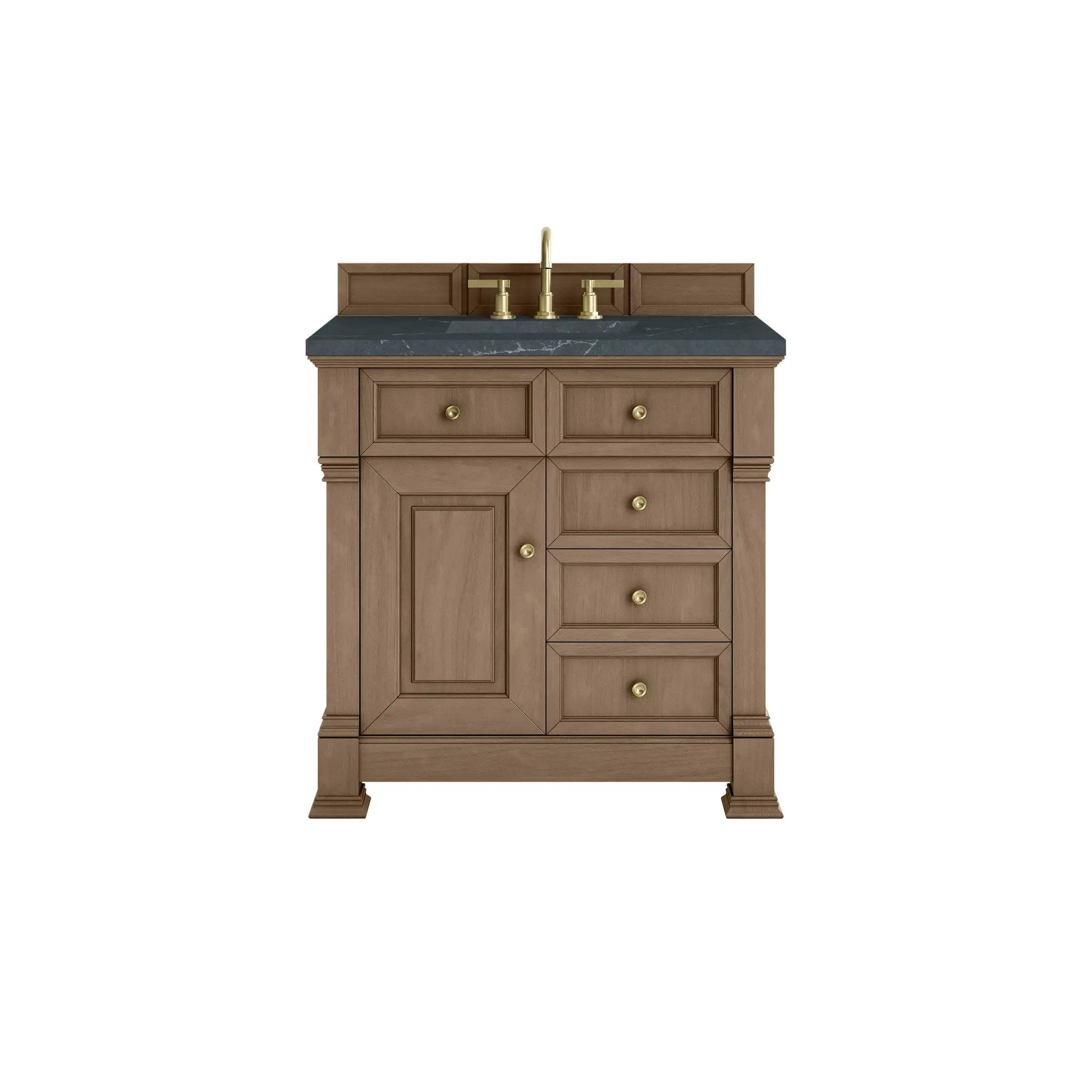 James Martin Brookfield 36" Single Vanity Set - Pecan by James Martin Vanities