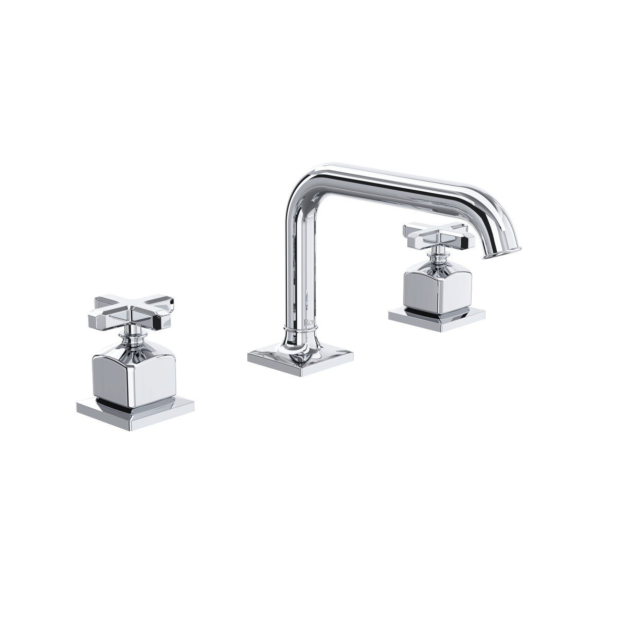 polished chrome bathroom faucet