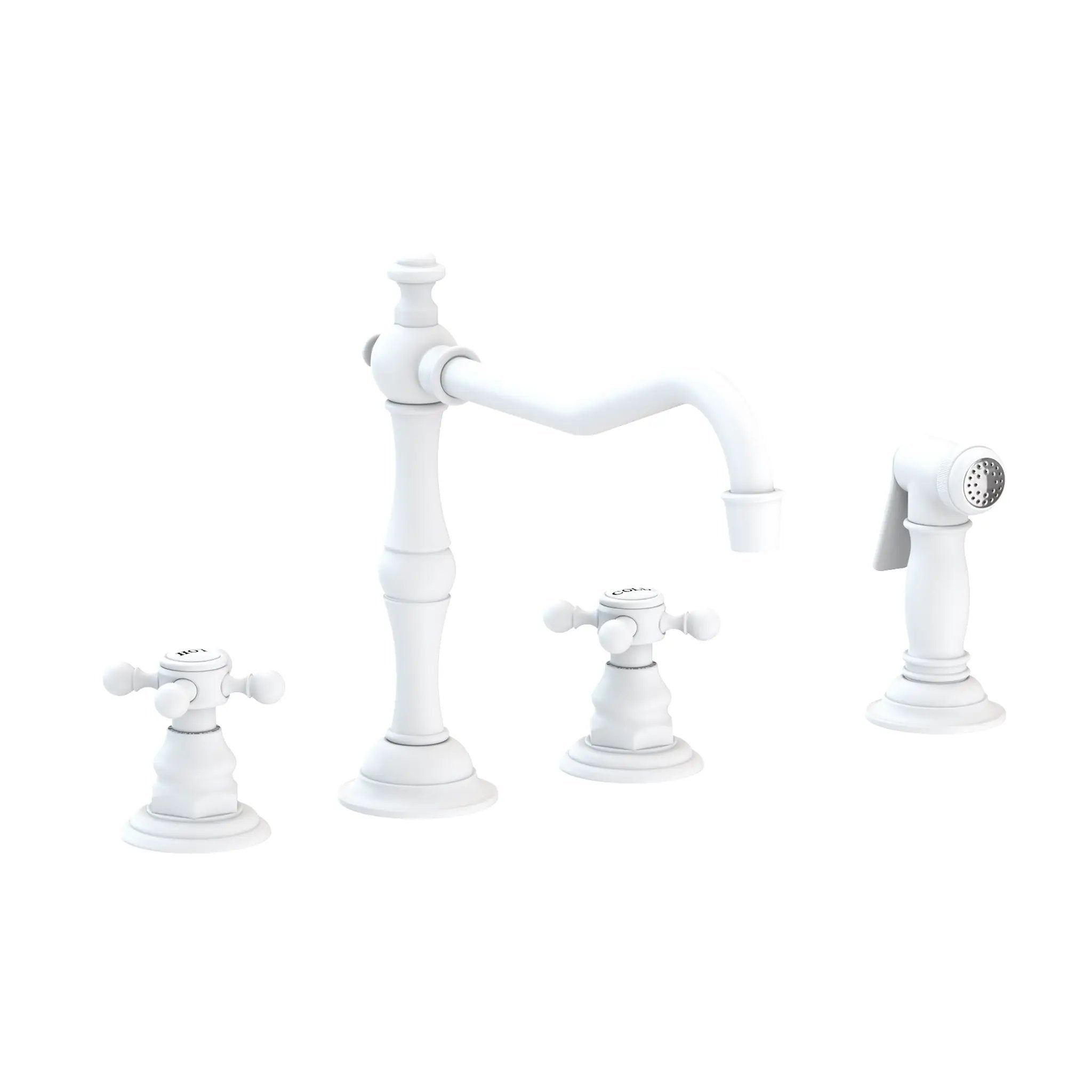 Newport Brass Chesterfield Kitchen Faucet with Side Spray by Newport Brass