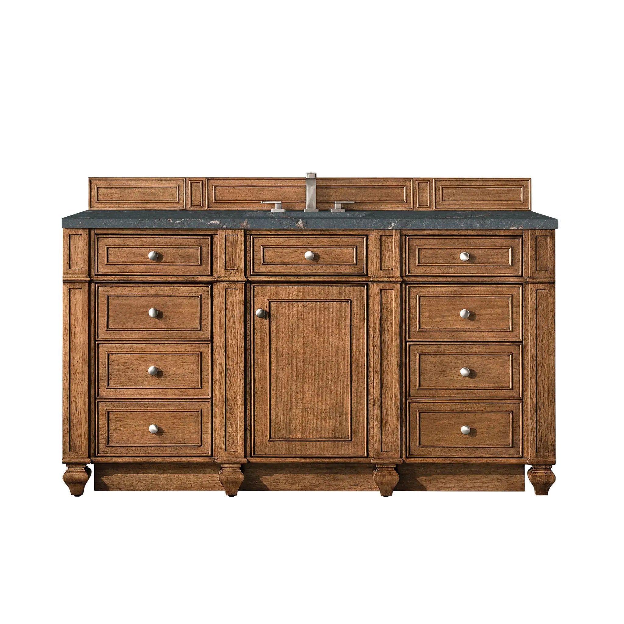 James Martin Bristol 60" Single Vanity Set - Saddle Brown by James Martin Vanities