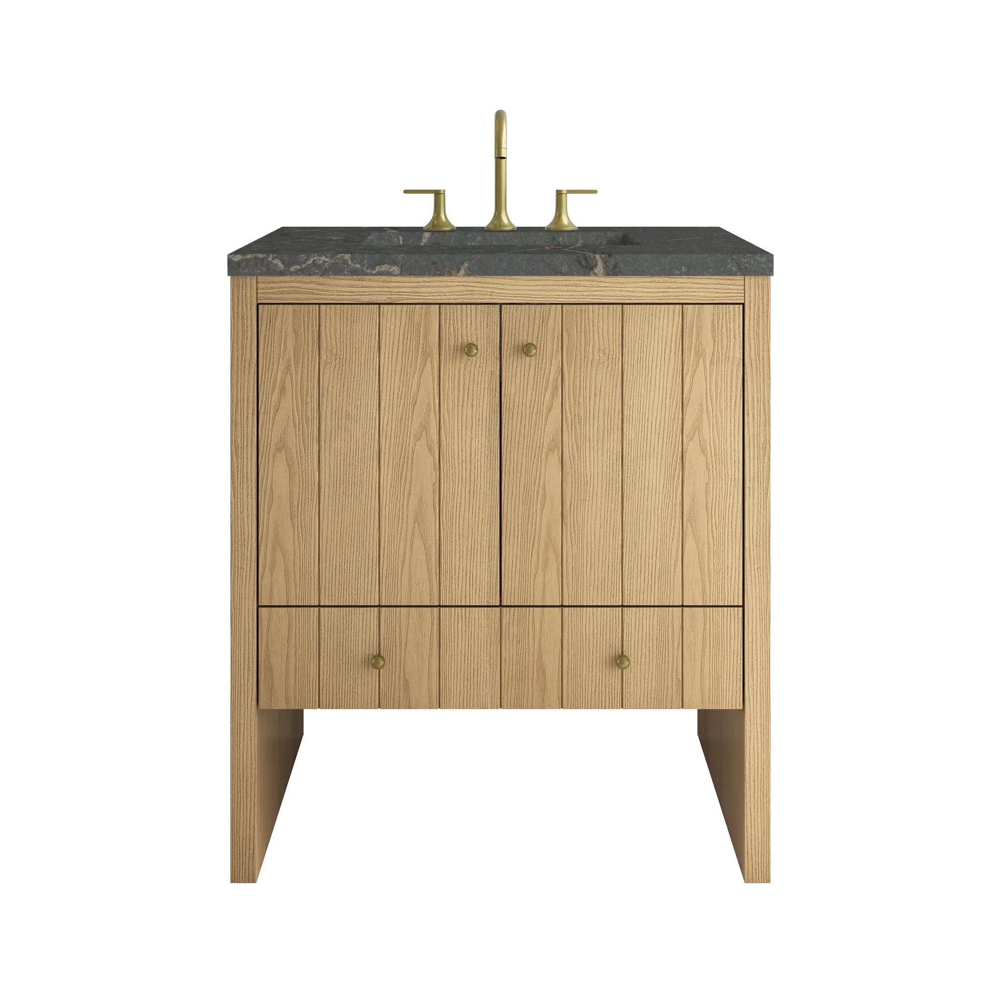 James Martin Hudson 30" Single Vanity Set - Light Natural Oak by James Martin Vanities