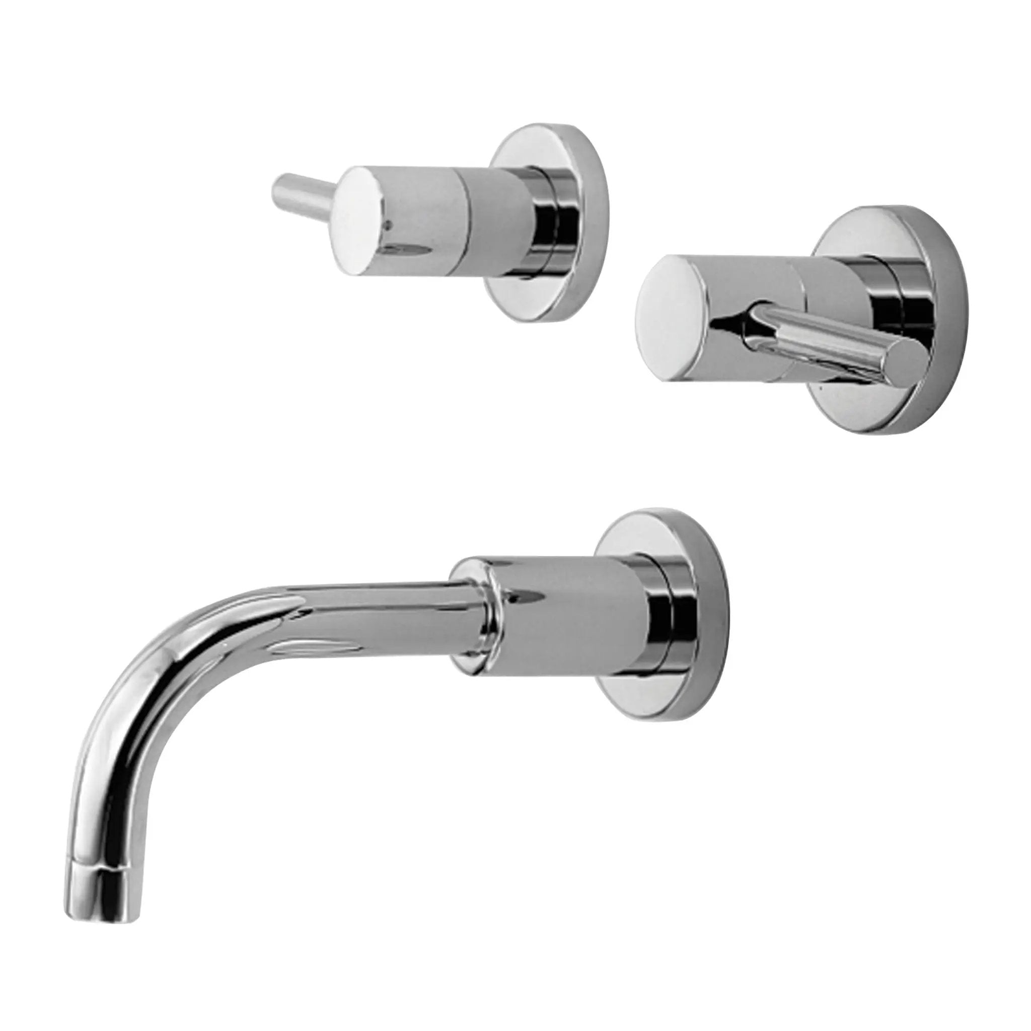 polished chrome tub faucet