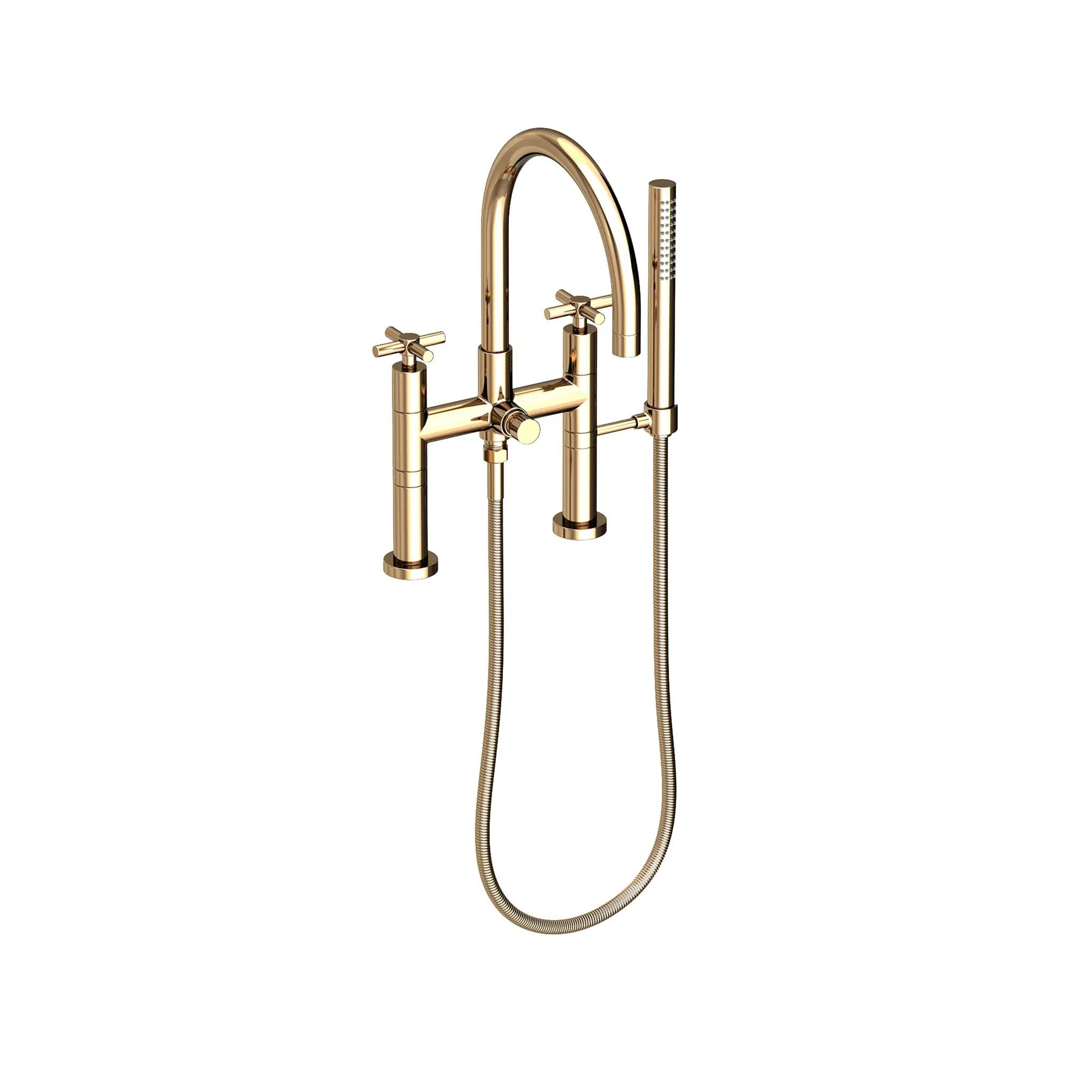 Newport Brass East Linear Exposed Tub & Hand Shower Set - Deck Mount by Newport Brass