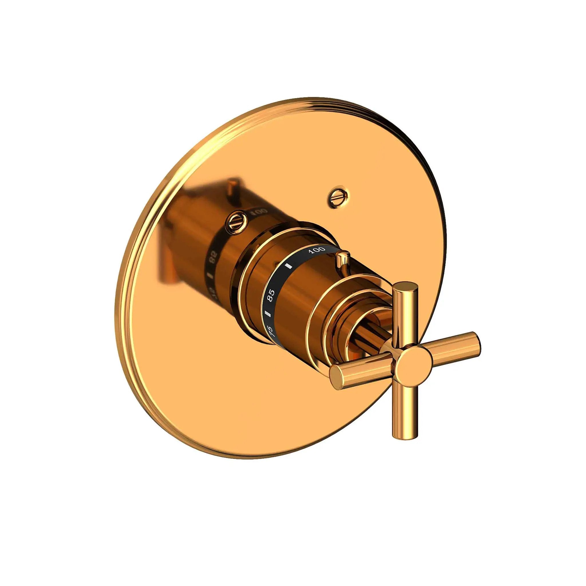 Newport Brass East Linear 3/4" Round Thermostatic Trim Plate with Handle by Newport Brass