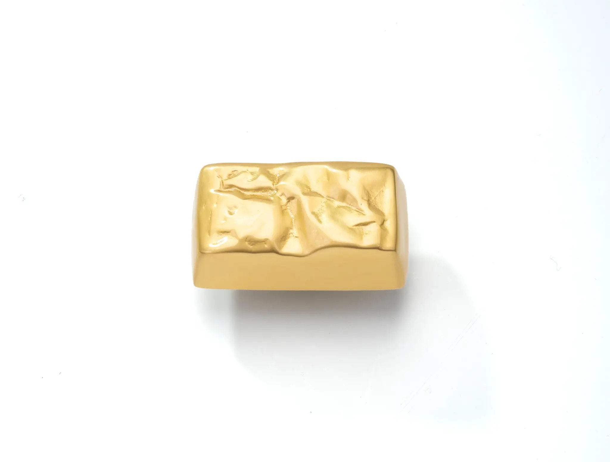 satin brass knob