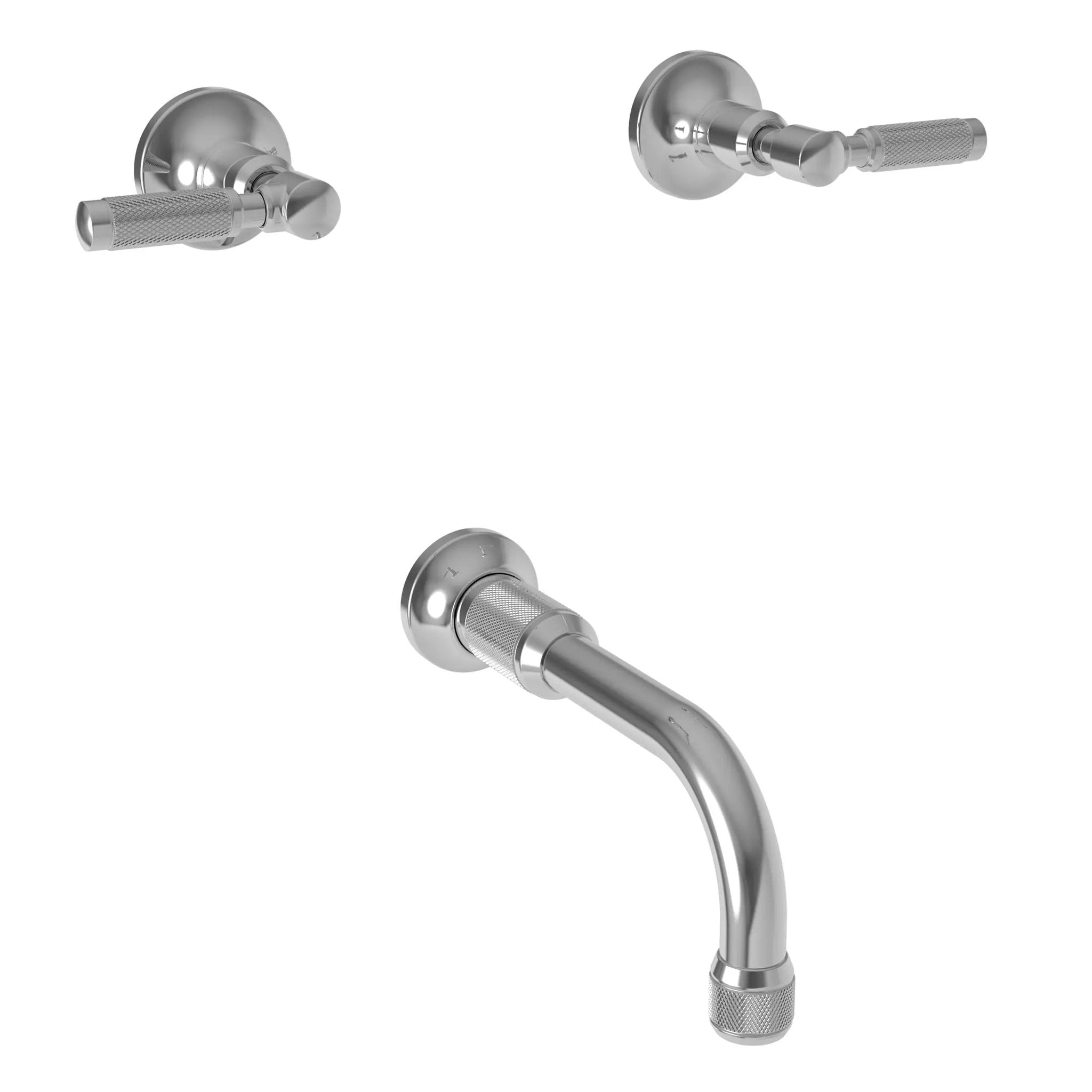 polished chrome tub faucet