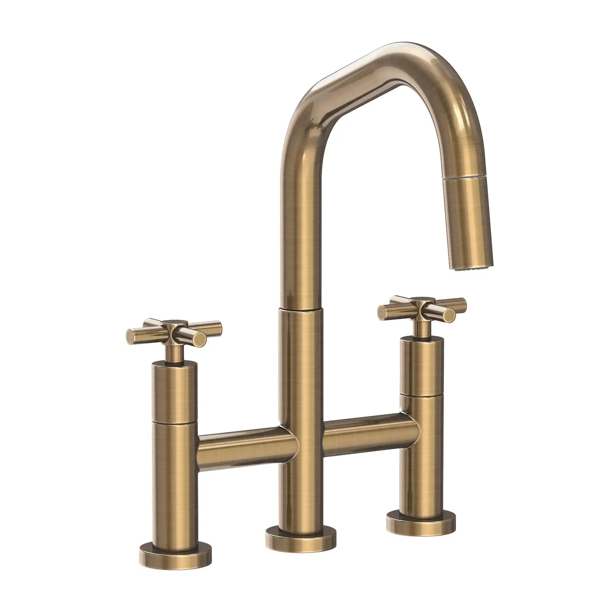 Newport Brass East Square Kitchen Bridge Pull-Down Faucet by Newport Brass