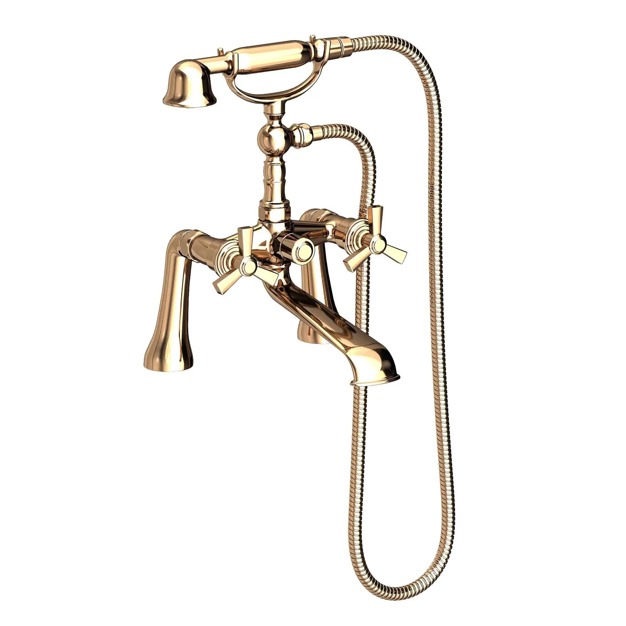 Newport Brass Miro Exposed Tub & Hand Shower Set - Deck Mount by Newport Brass