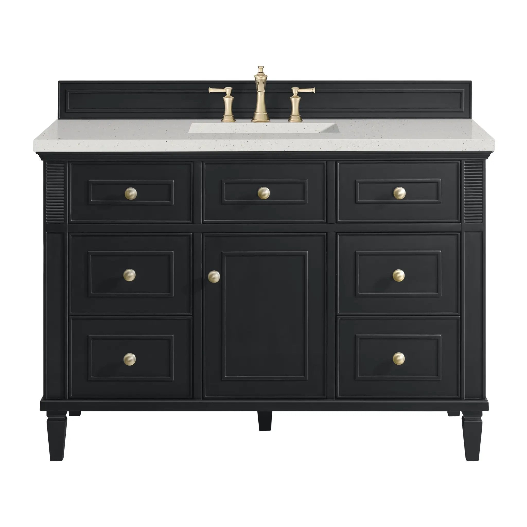 James Martin Lorelai 48" Single Vanity Set - Black Onyx by James Martin Vanities