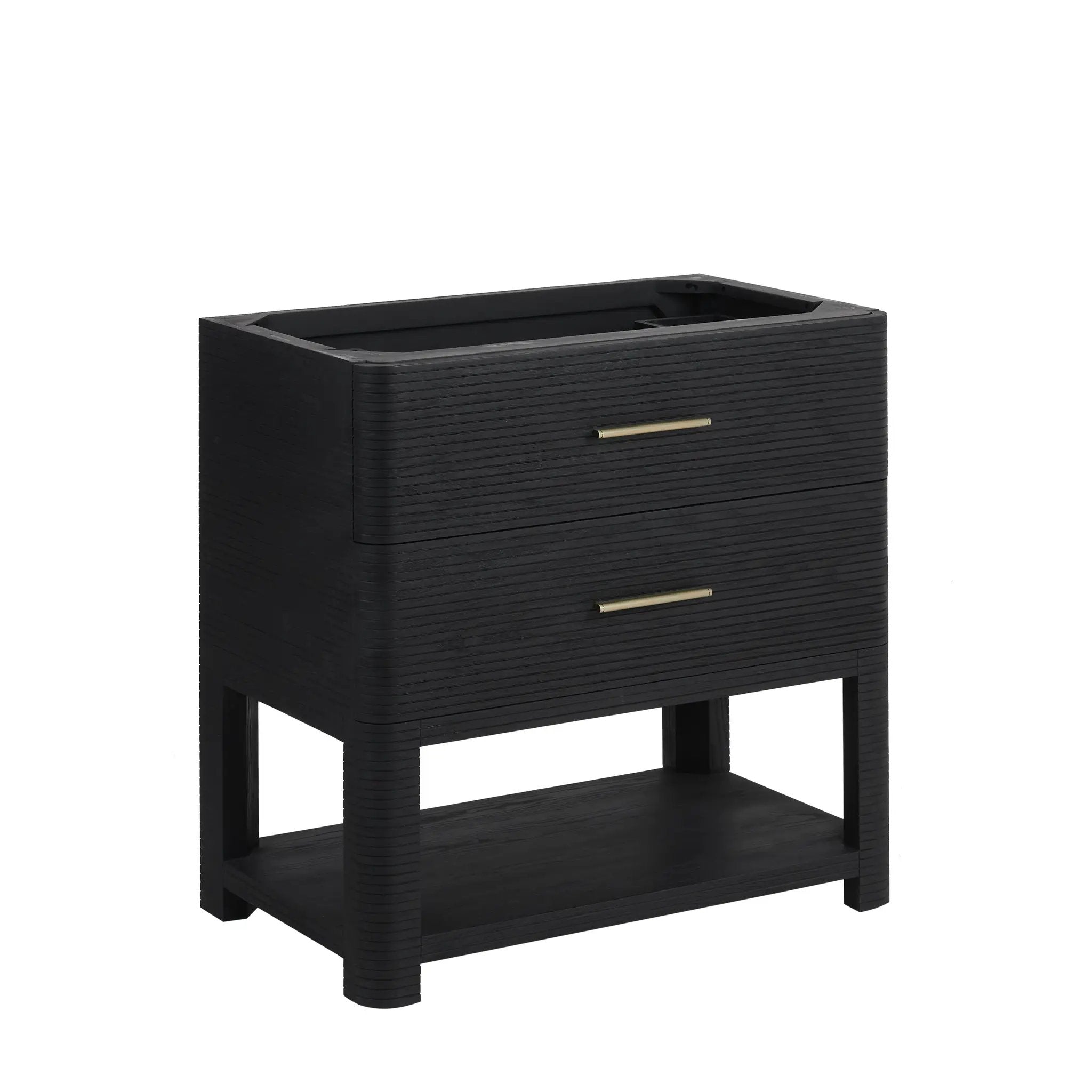 James Martin Lucian 36" Single Vanity Set - Carbon Oak by James Martin Vanities