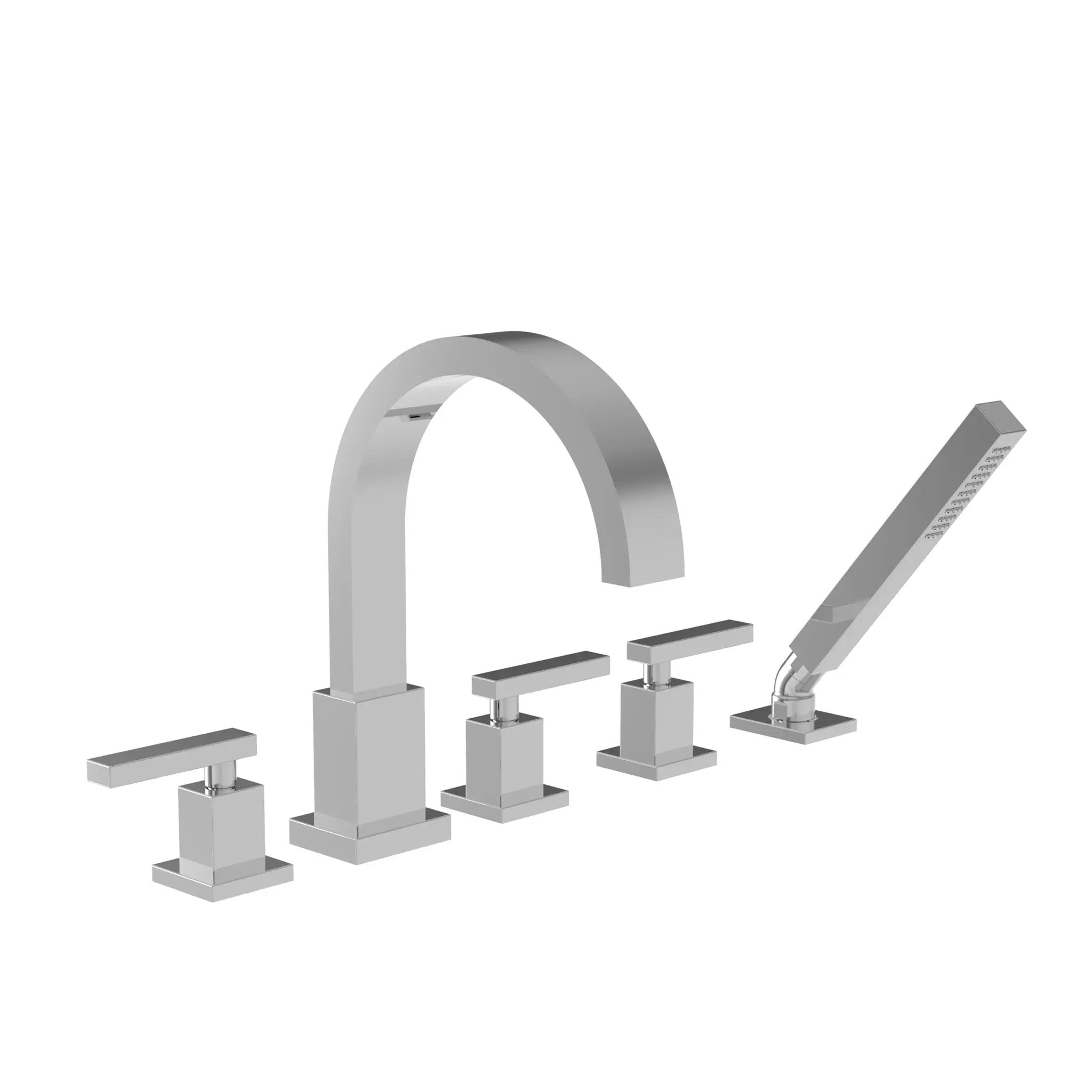 polished chrome tub faucet