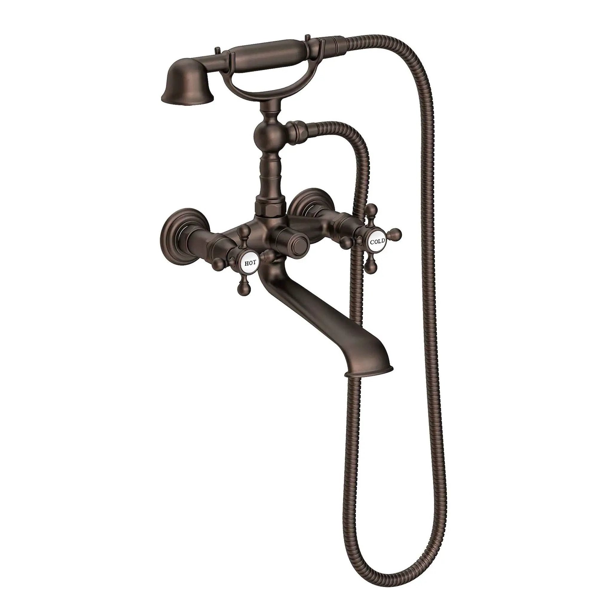 Newport Brass Astor Exposed Tub & Hand Shower Set - Wall Mount by Newport Brass