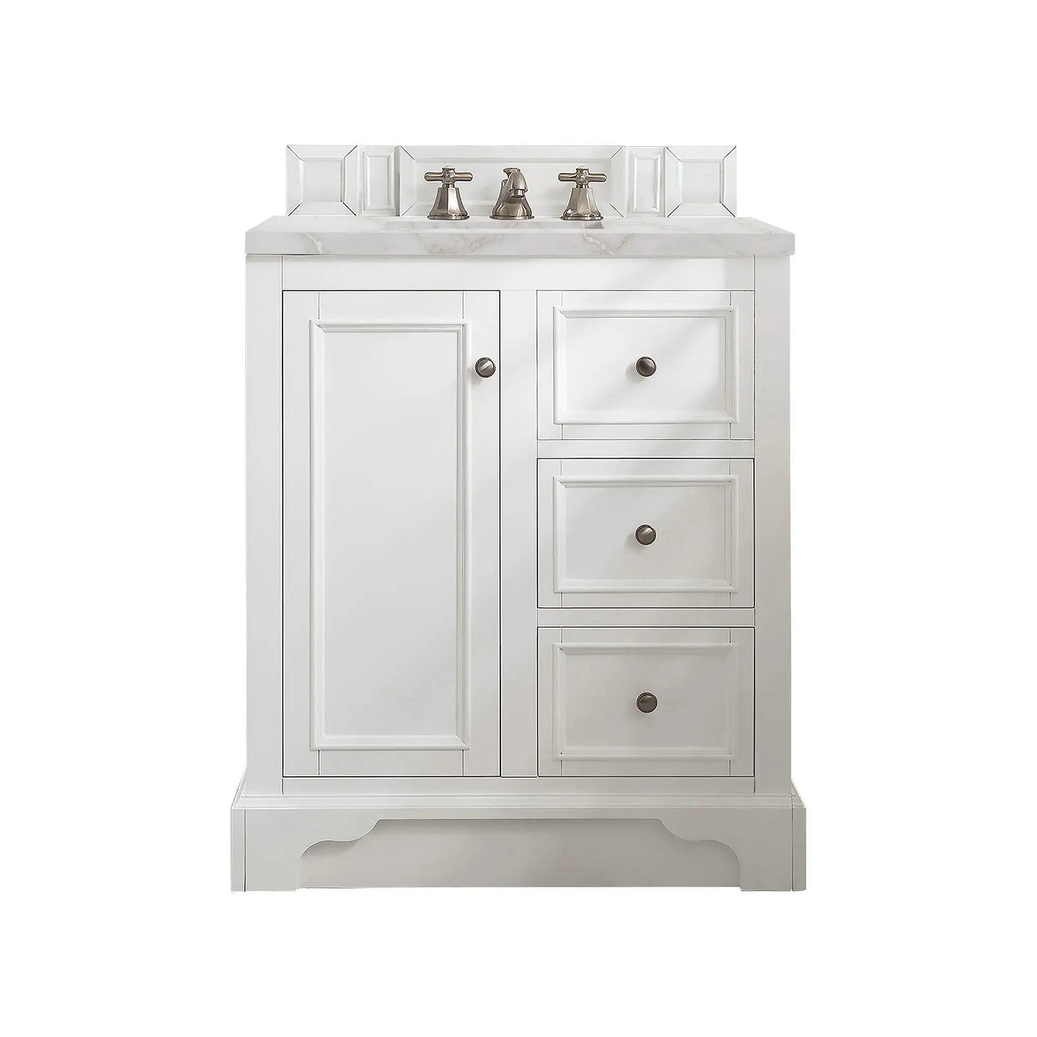 James Martin De Soto 30" Single Vanity Set - Bright White by James Martin Vanities